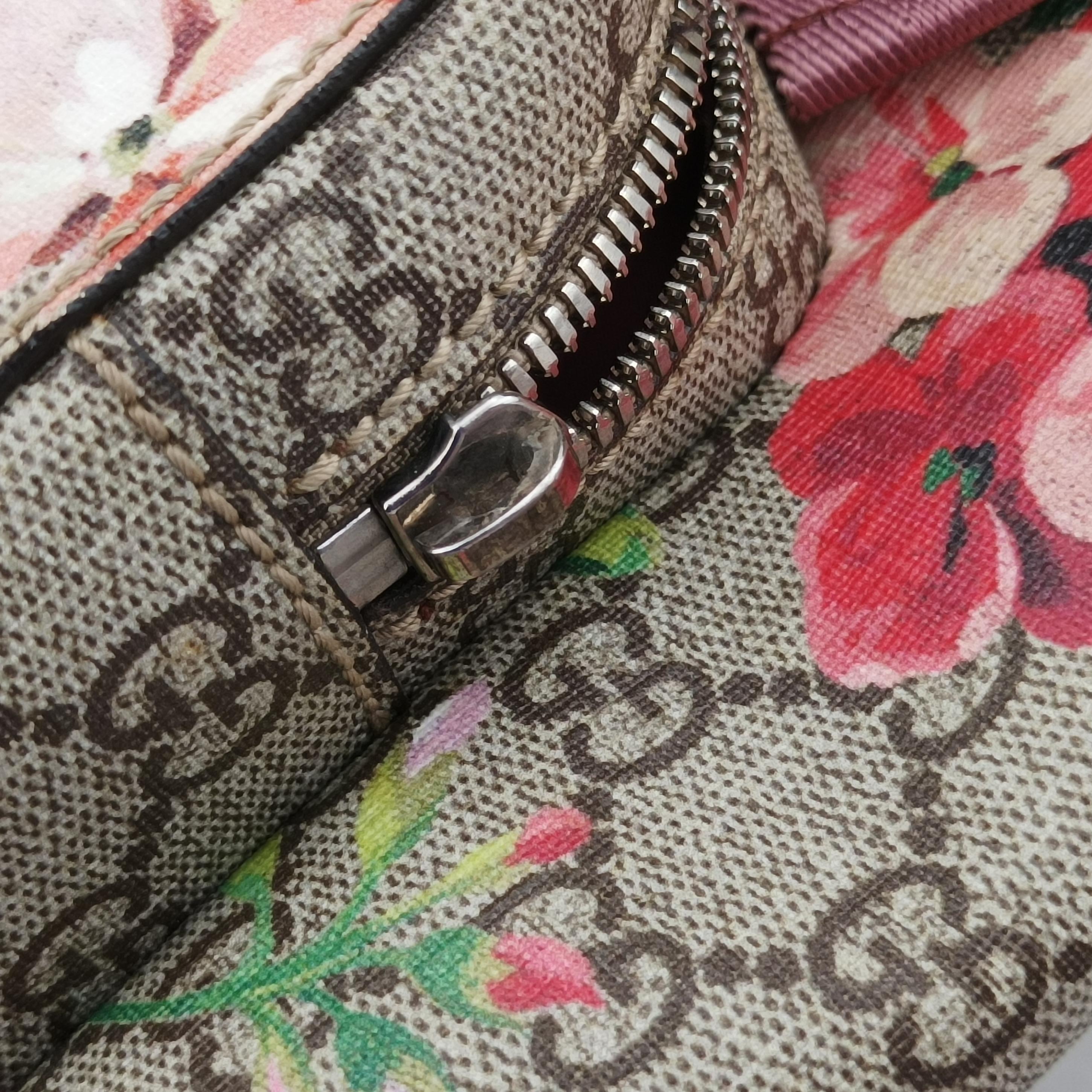 Pre-owned Gucci GG Blooms Multicolour PVC coated canvas 410544 backpack/rucksack | stylenewstar