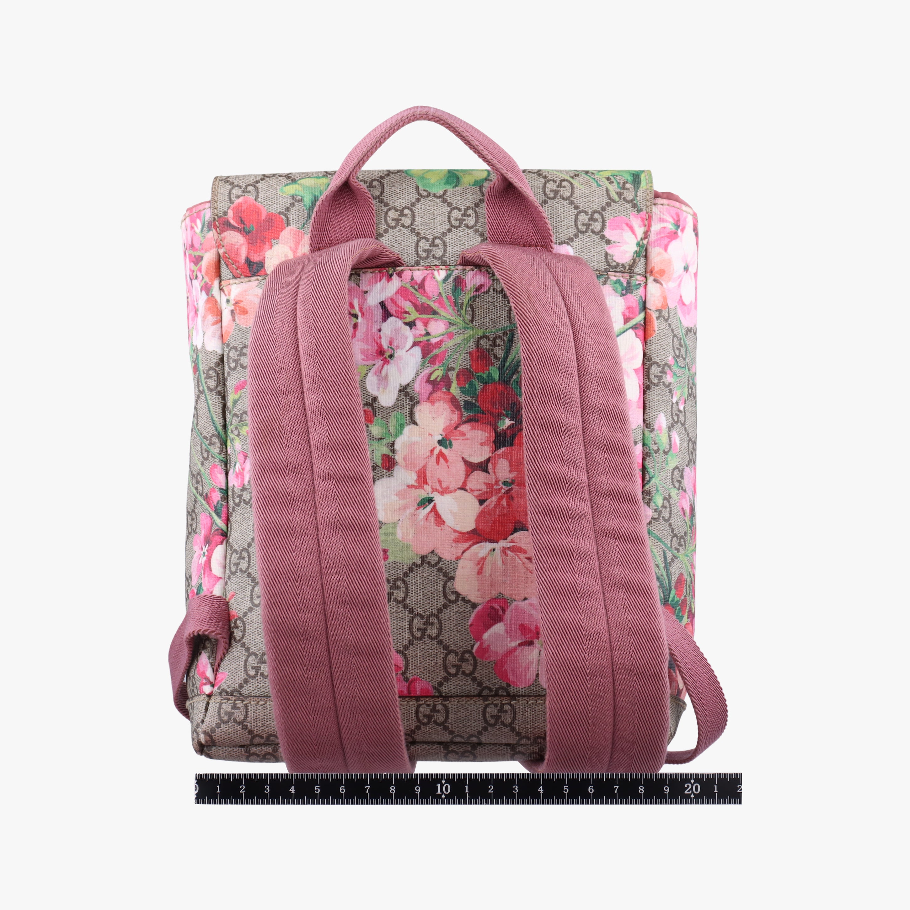Pre-owned Gucci GG Blooms Multicolour PVC coated canvas 410544 backpack/rucksack | stylenewstar