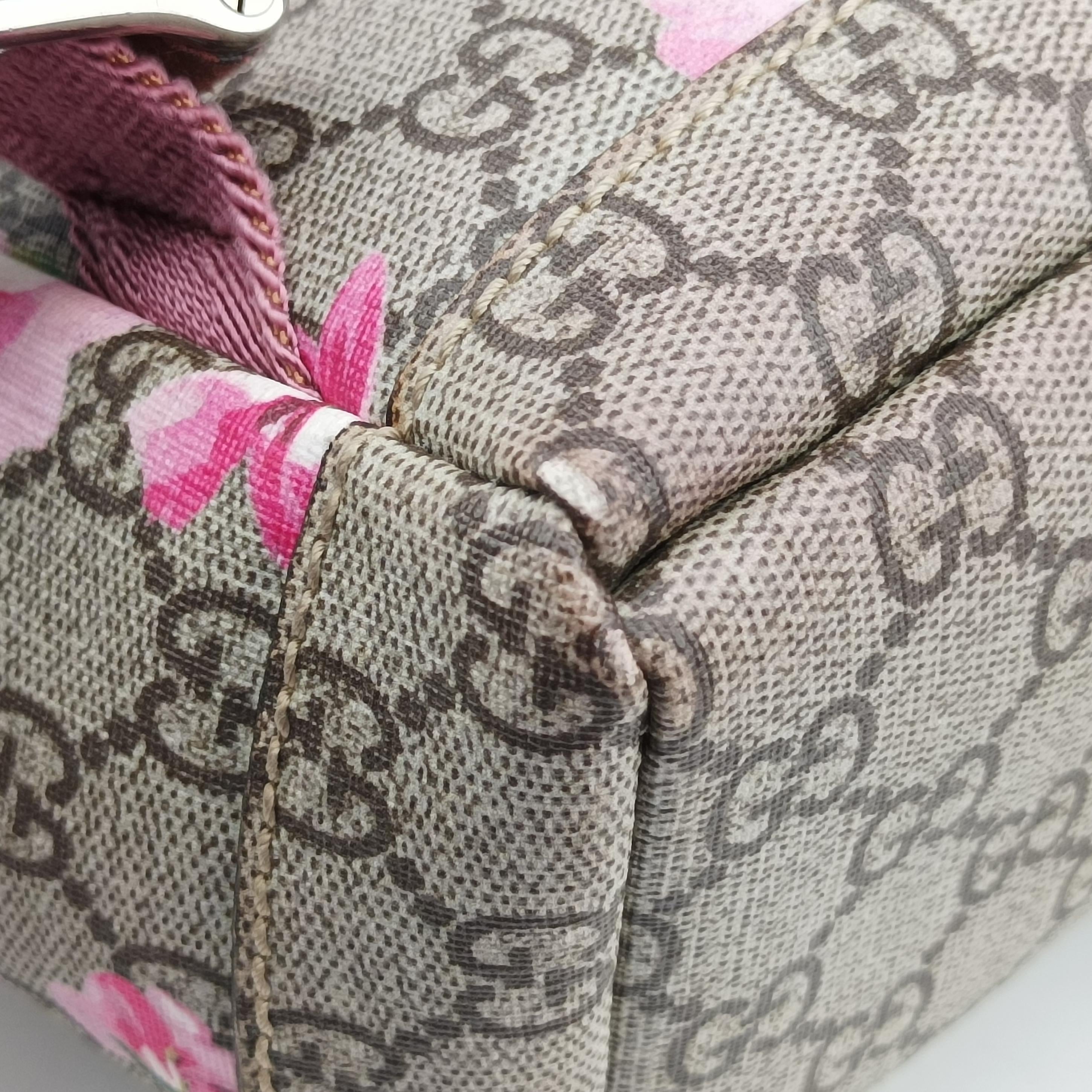 Pre-owned Gucci GG Blooms Multicolour PVC coated canvas 410544 backpack/rucksack | stylenewstar