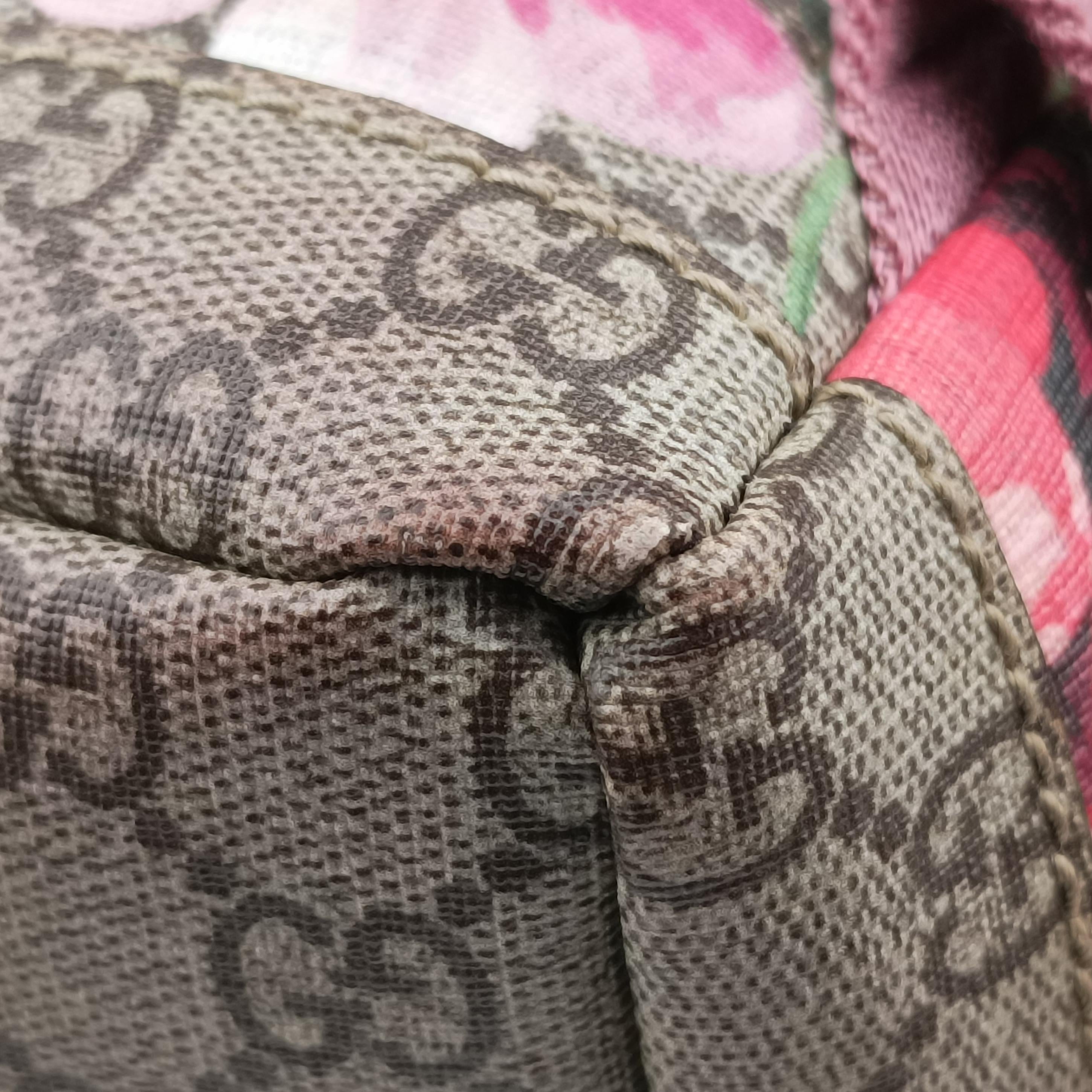 Pre-owned Gucci GG Blooms Multicolour PVC coated canvas 410544 backpack/rucksack | stylenewstar