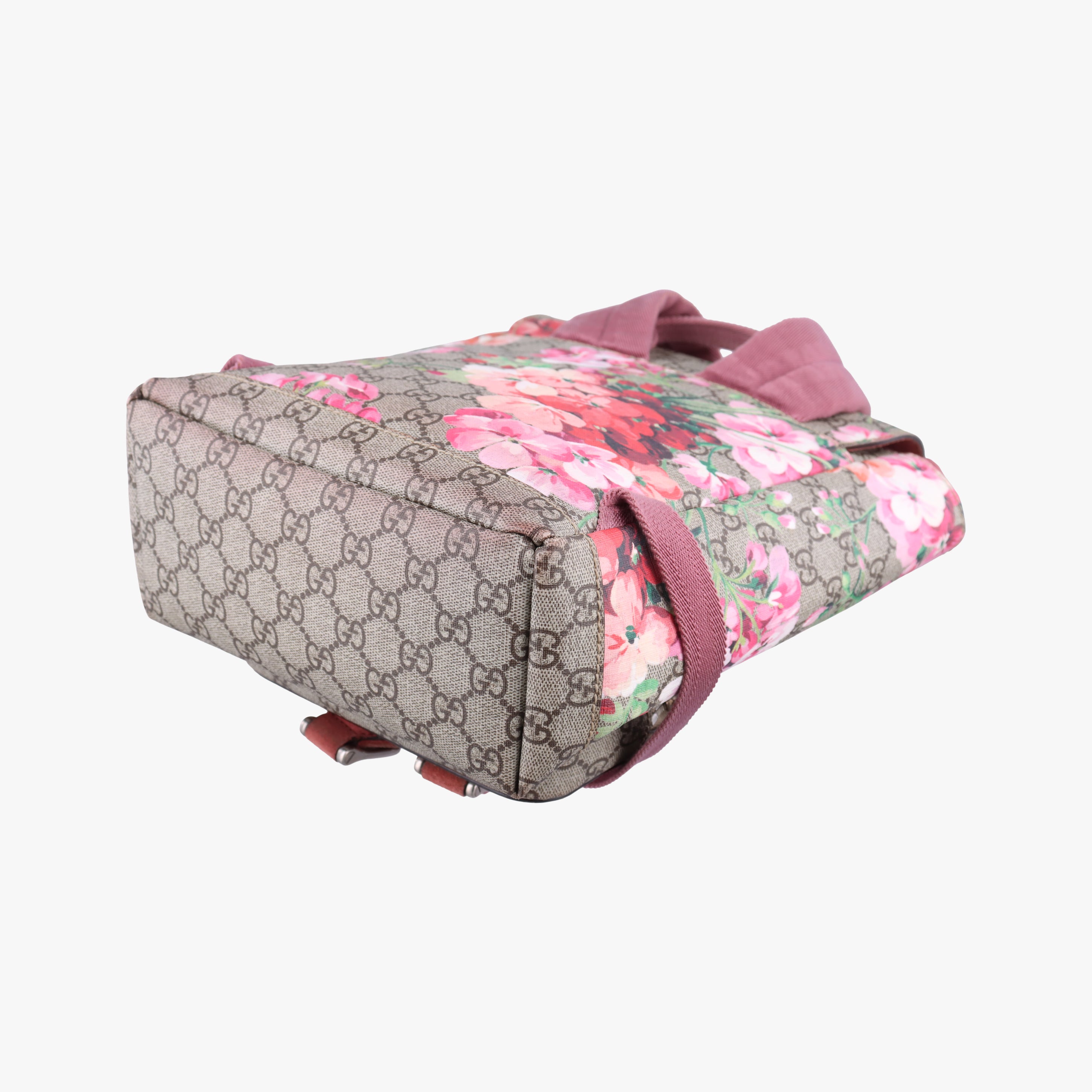 Pre-owned Gucci GG Blooms Multicolour PVC coated canvas 410544 backpack/rucksack | stylenewstar