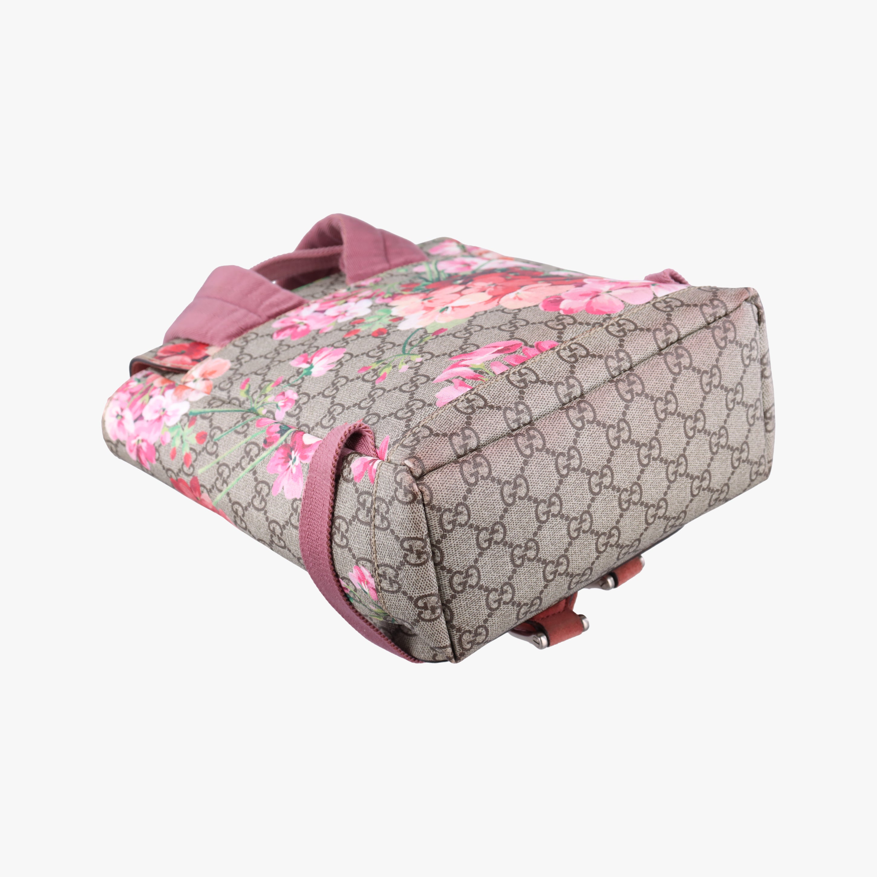 Pre-owned Gucci GG Blooms Multicolour PVC coated canvas 410544 backpack/rucksack | stylenewstar