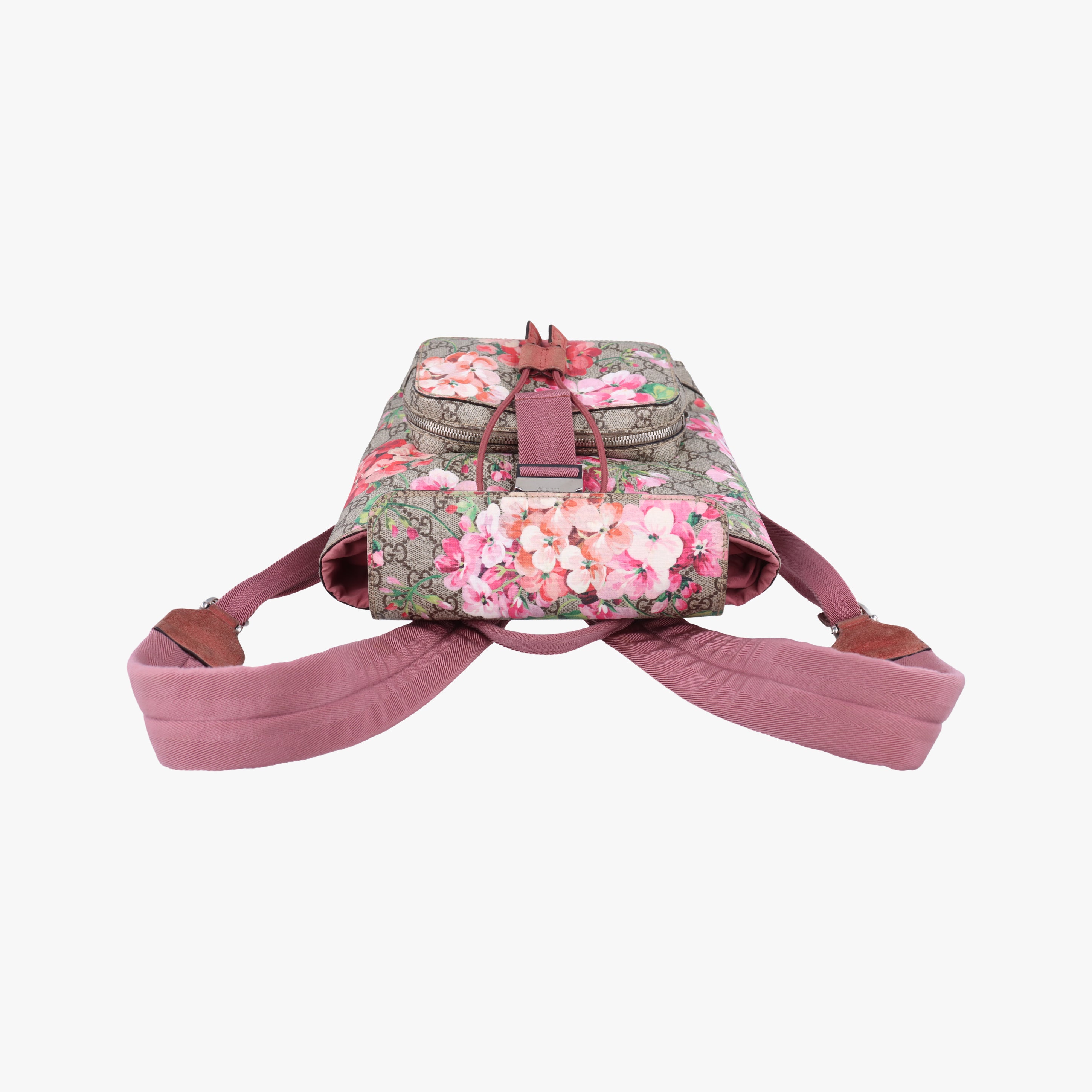 Pre-owned Gucci GG Blooms Multicolour PVC coated canvas 410544 backpack/rucksack | stylenewstar