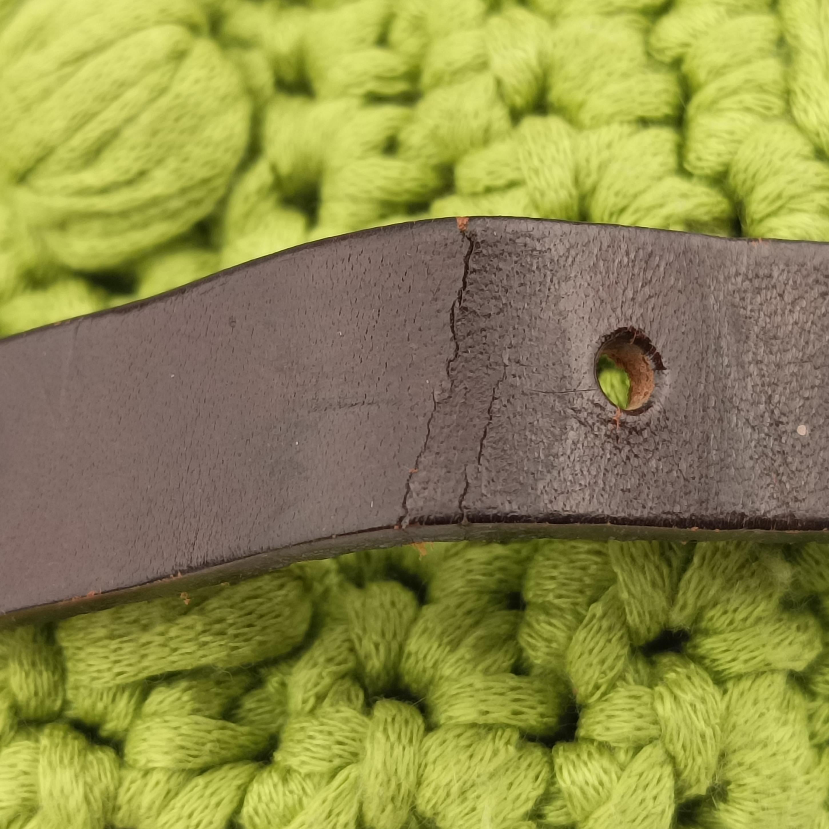 Pre-owned Fendi Mamma Baguette Green fabric  shoulderbag | stylenewstar