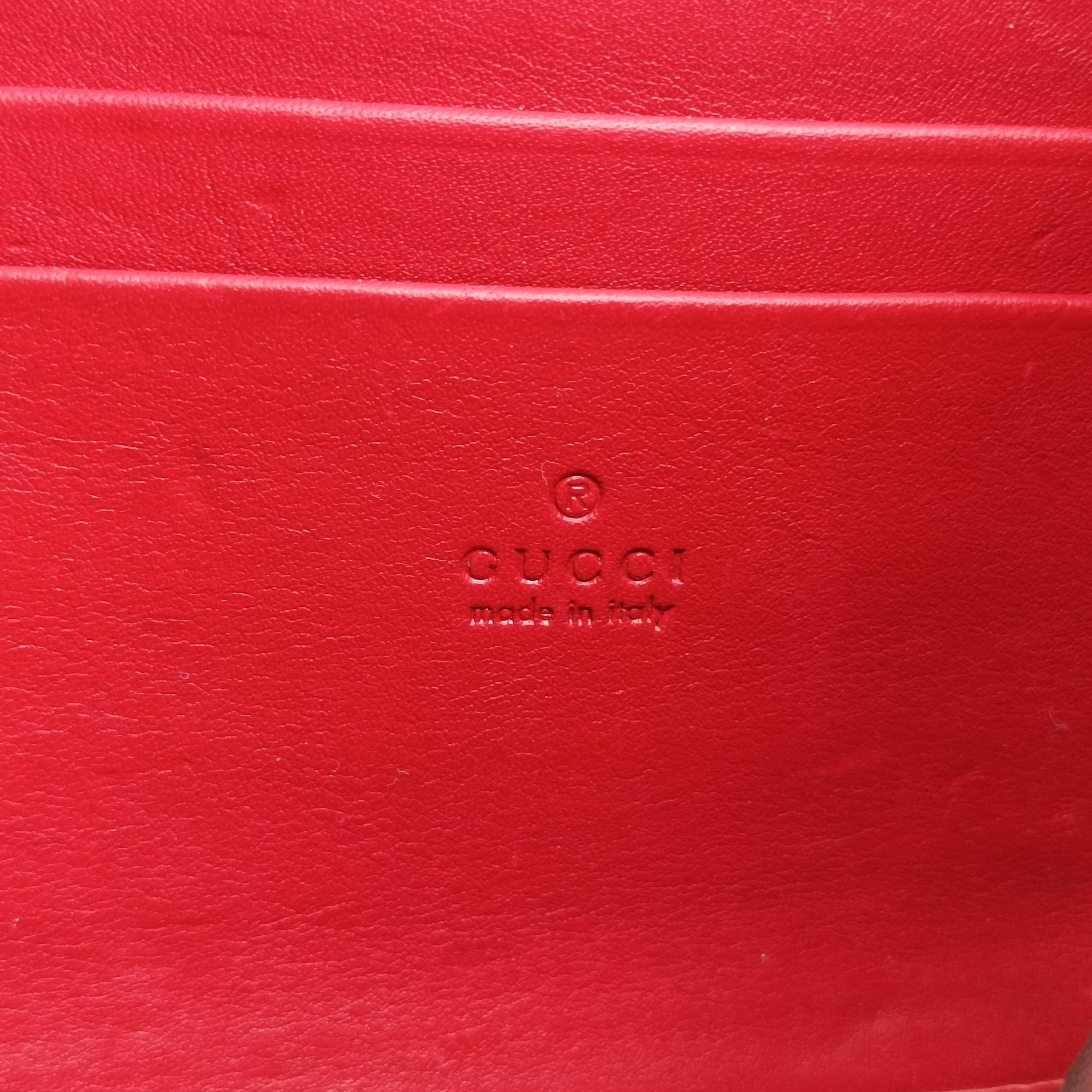 Pre-owned Gucci GG Marmont Red Leather 474575 shoulderbag | stylenewstar