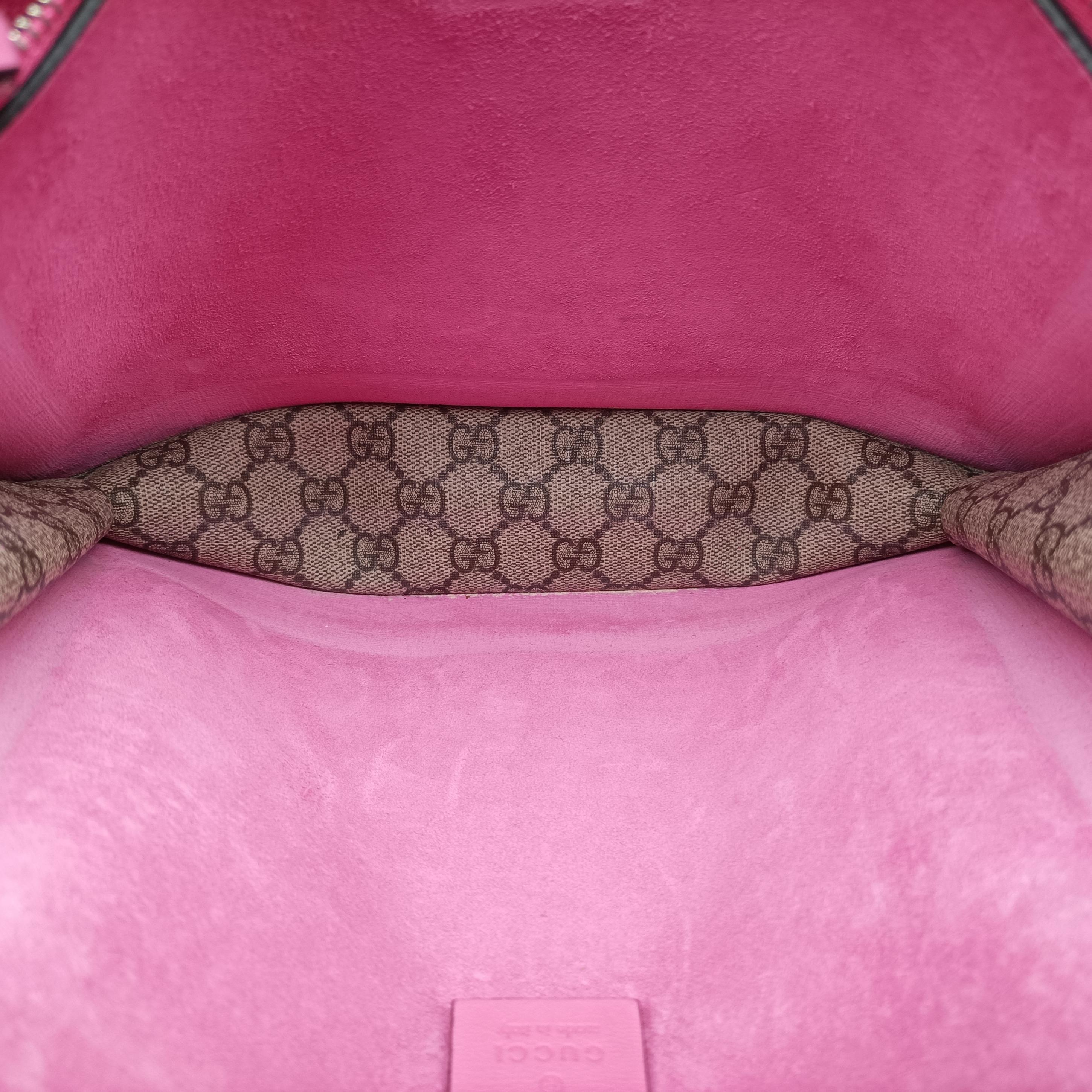 Vintage Gucci Dionysus Beige x Pink x Multicolor PVC coated canvas 403348 shoulderbag | stylenewstar