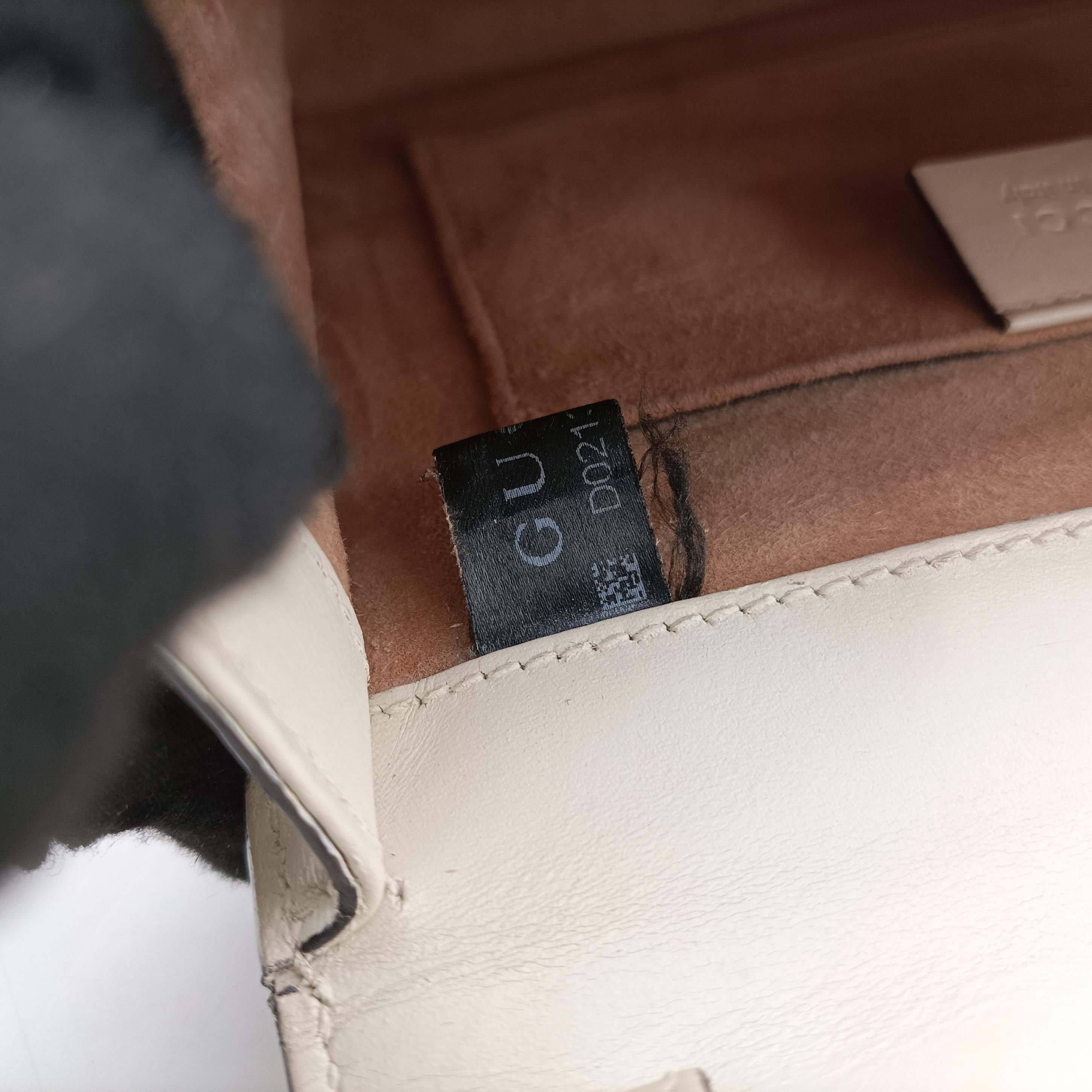 Vintage Gucci Sylvie Ivory×navy×red Leather 470270 shoulderbag | stylenewstar