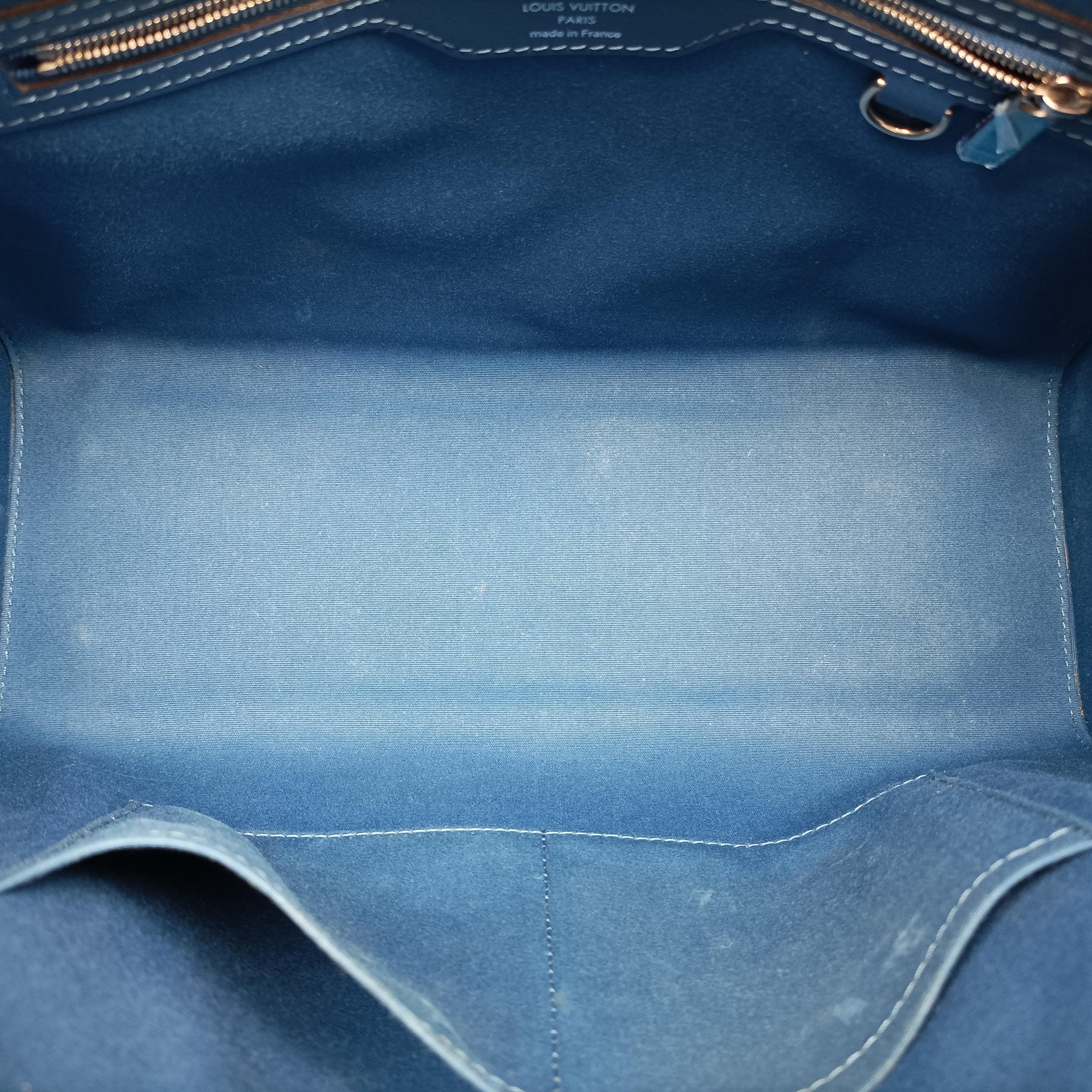 Pre-owned Louis Vuitton Brea MM Saphir Epi M40964 shoulderbag | stylenewstar