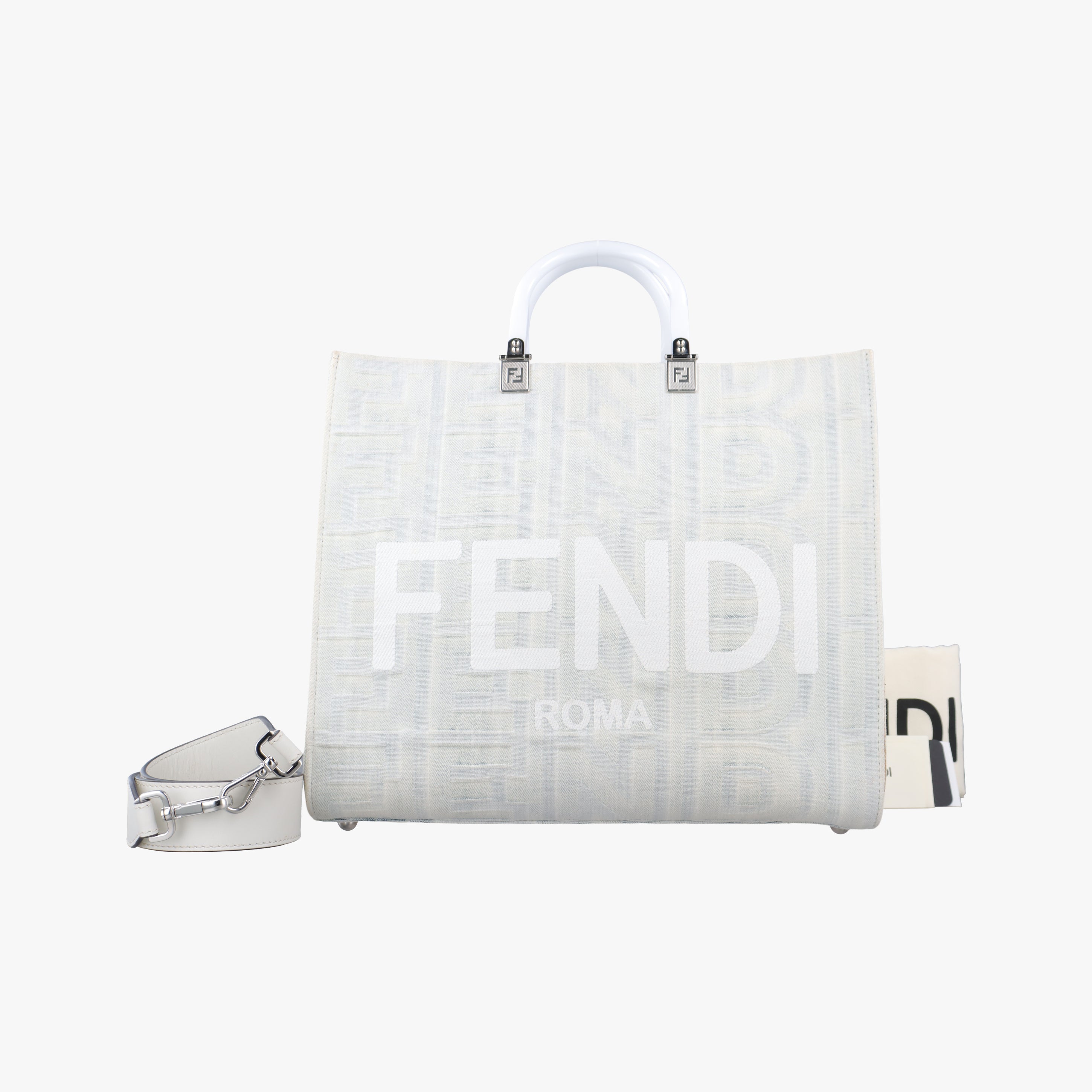 Secondhand Fendi SUNSHINE Multicolour canvas 8BH386 shoulderbag | stylenewstar