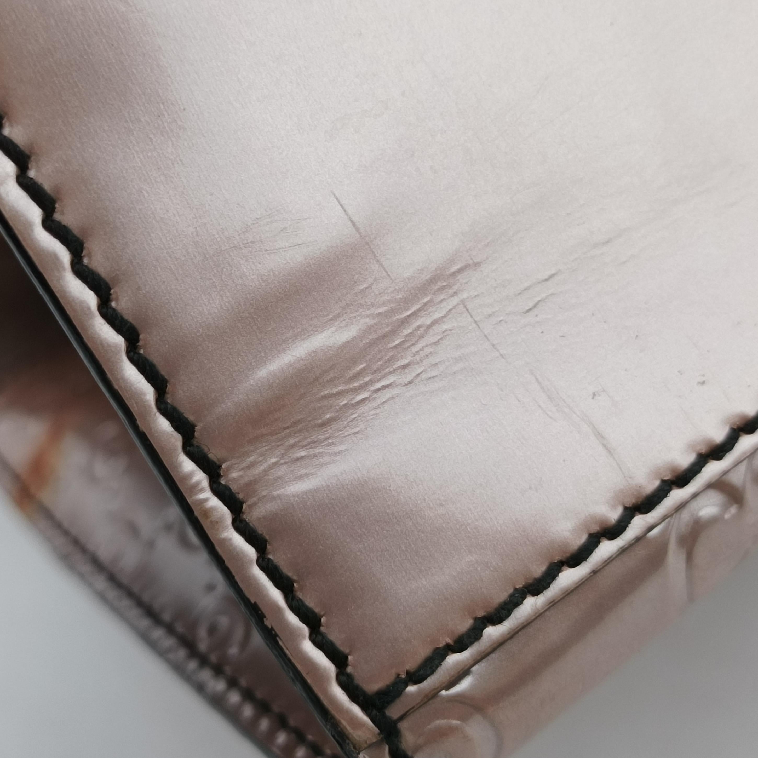 Pre-owned Gucci Emily Pink Patent 295402 shoulderbag | stylenewstar