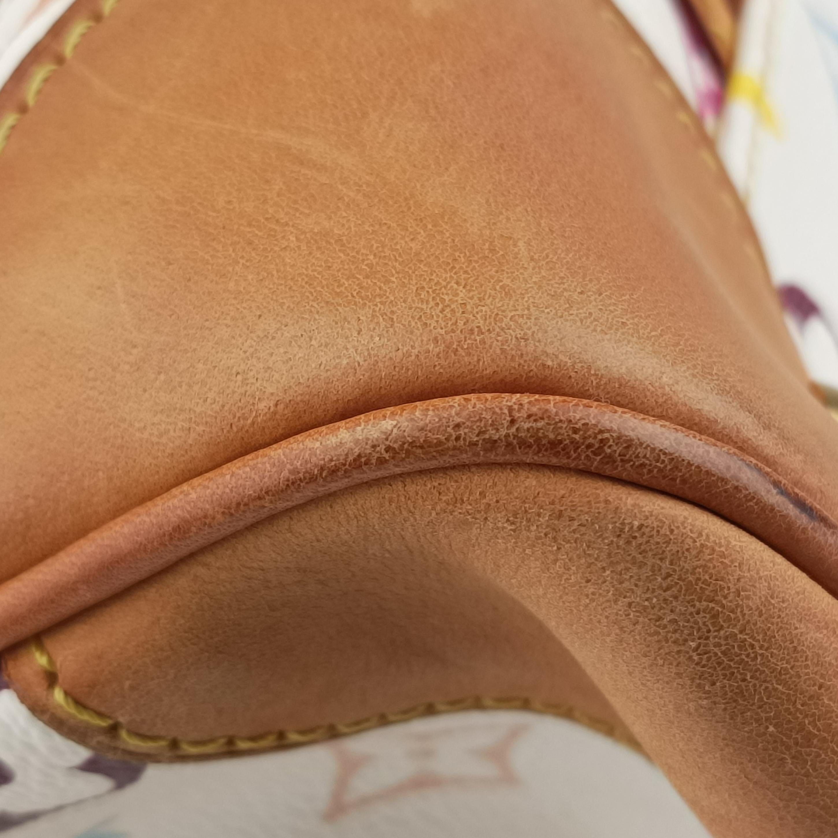 Pre-owned Louis Vuitton COURTNEY MM white Monogram Multicolor M45641 shoulderbag | stylenewstar