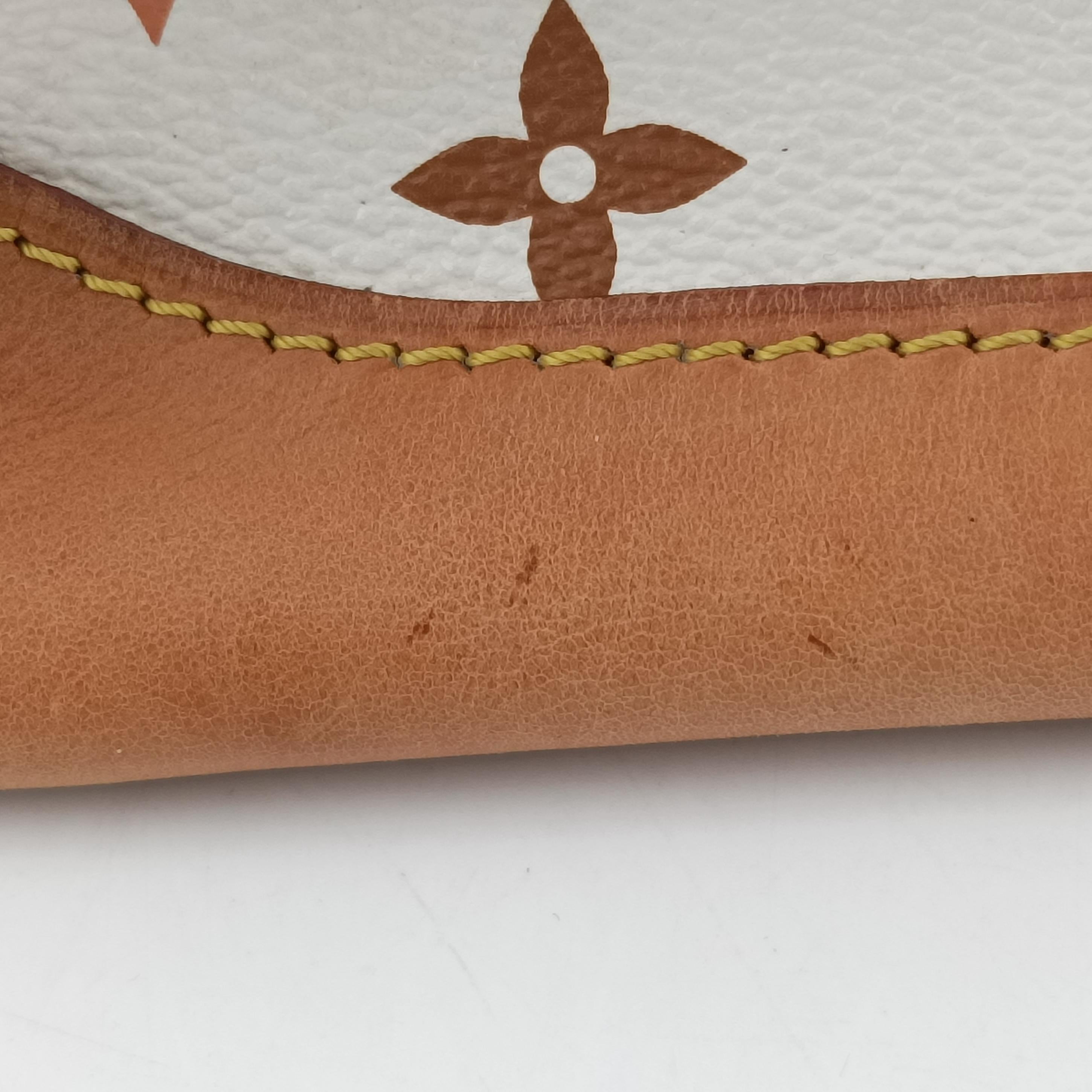 Pre-owned Louis Vuitton COURTNEY MM white Monogram Multicolor M45641 shoulderbag | stylenewstar