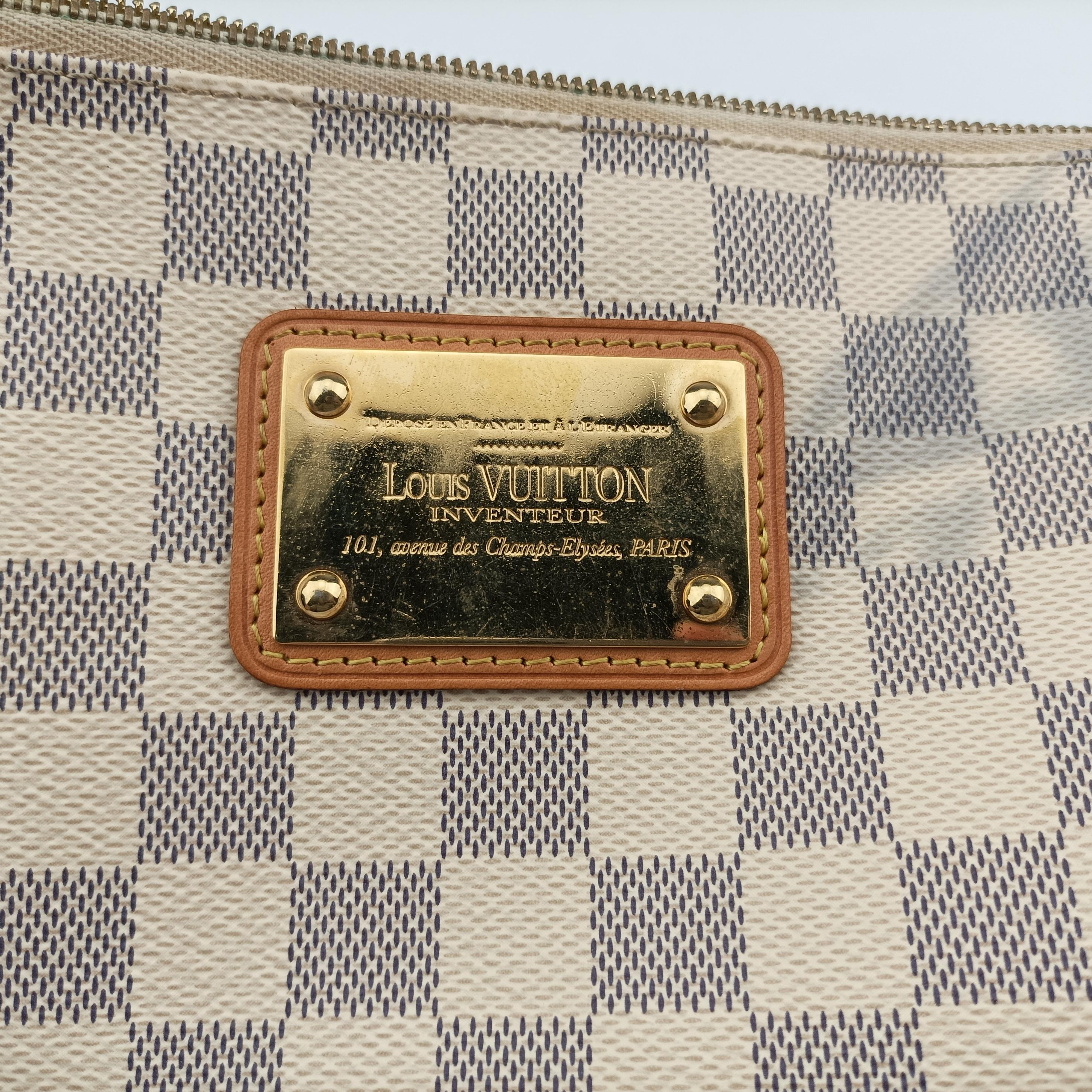 Pre-owned Louis Vuitton EVA Azur Damier Canvas N55214 shoulderbag | stylenewstar