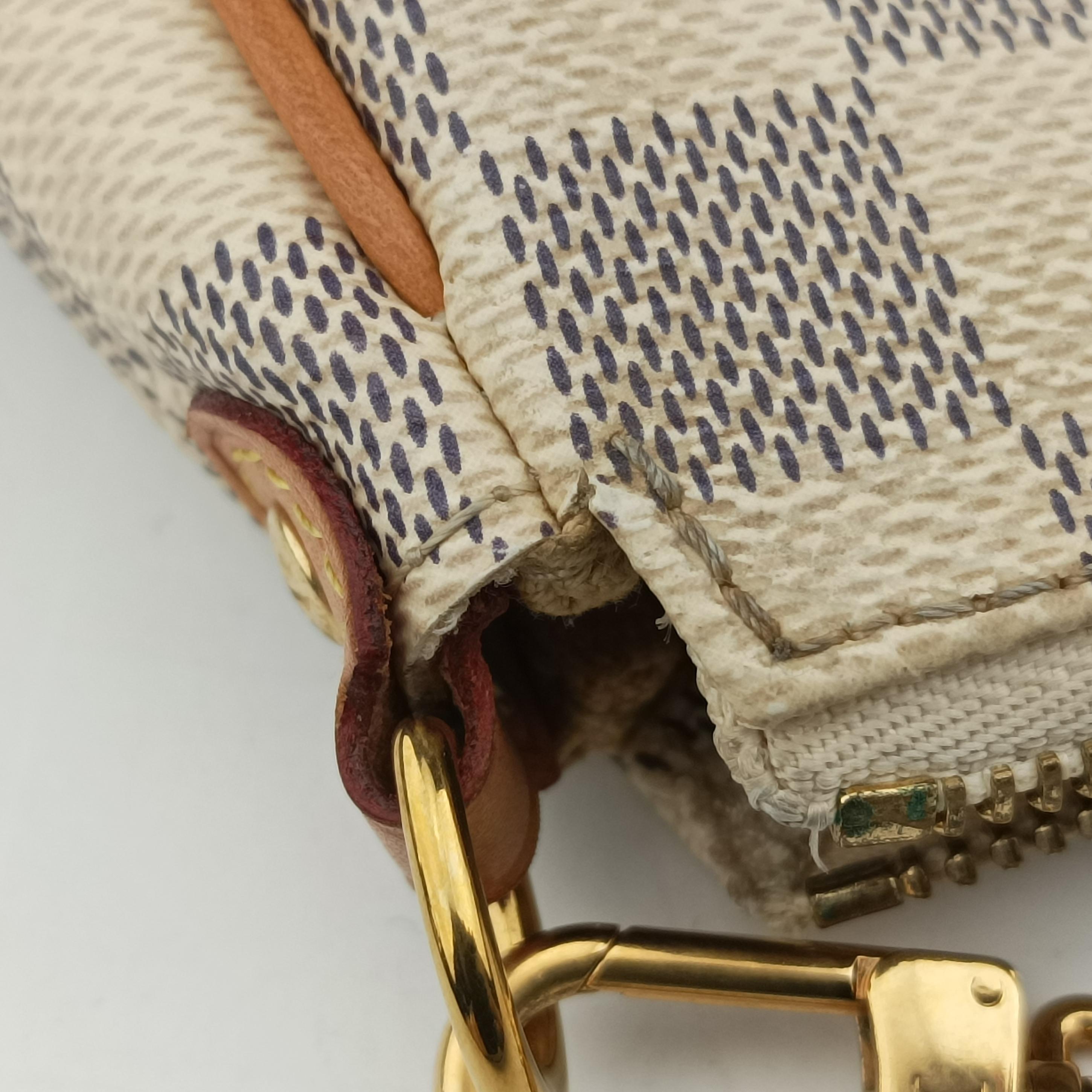 Pre-owned Louis Vuitton EVA Azur Damier Canvas N55214 shoulderbag | stylenewstar