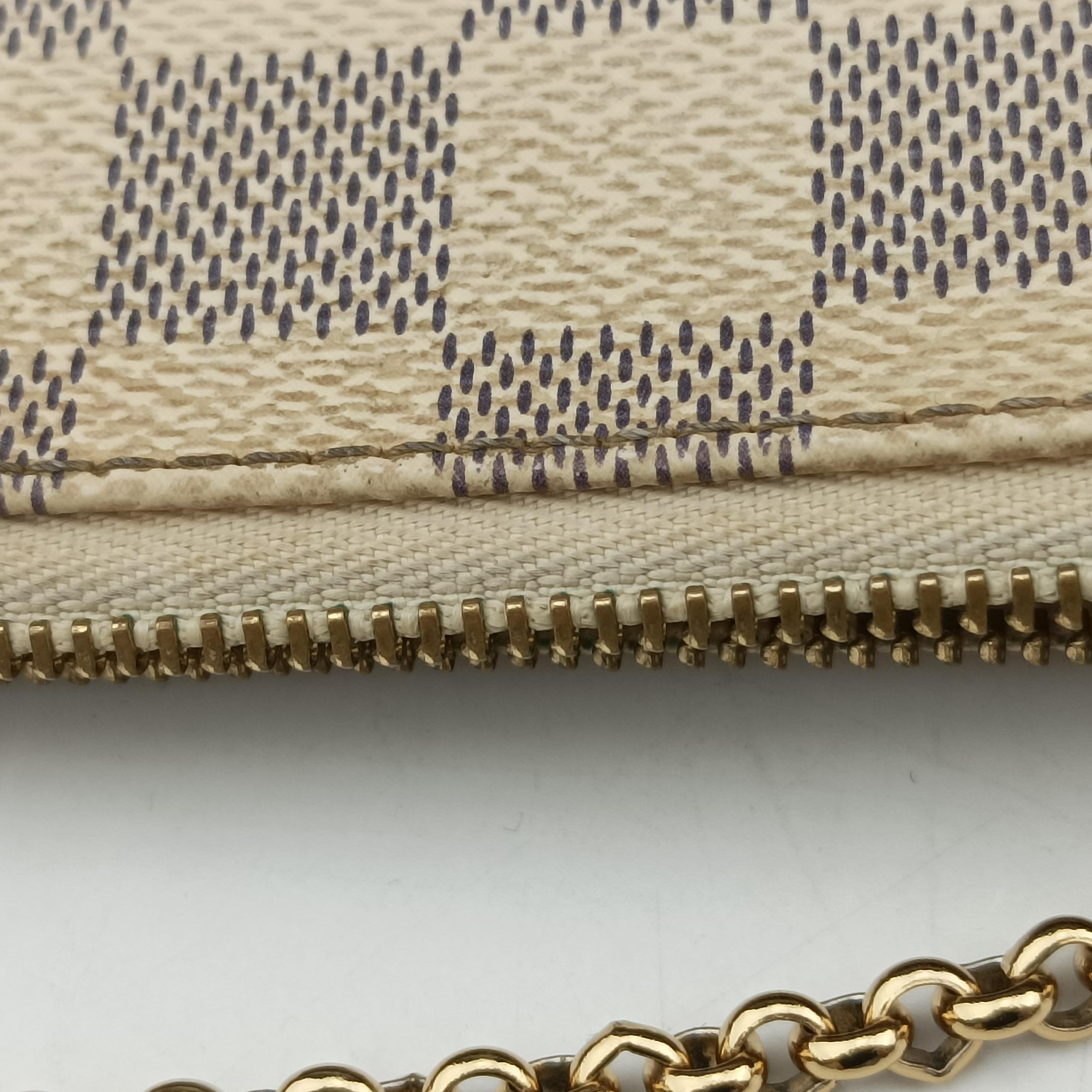 Pre-owned Louis Vuitton EVA Azur Damier Canvas N55214 shoulderbag | stylenewstar