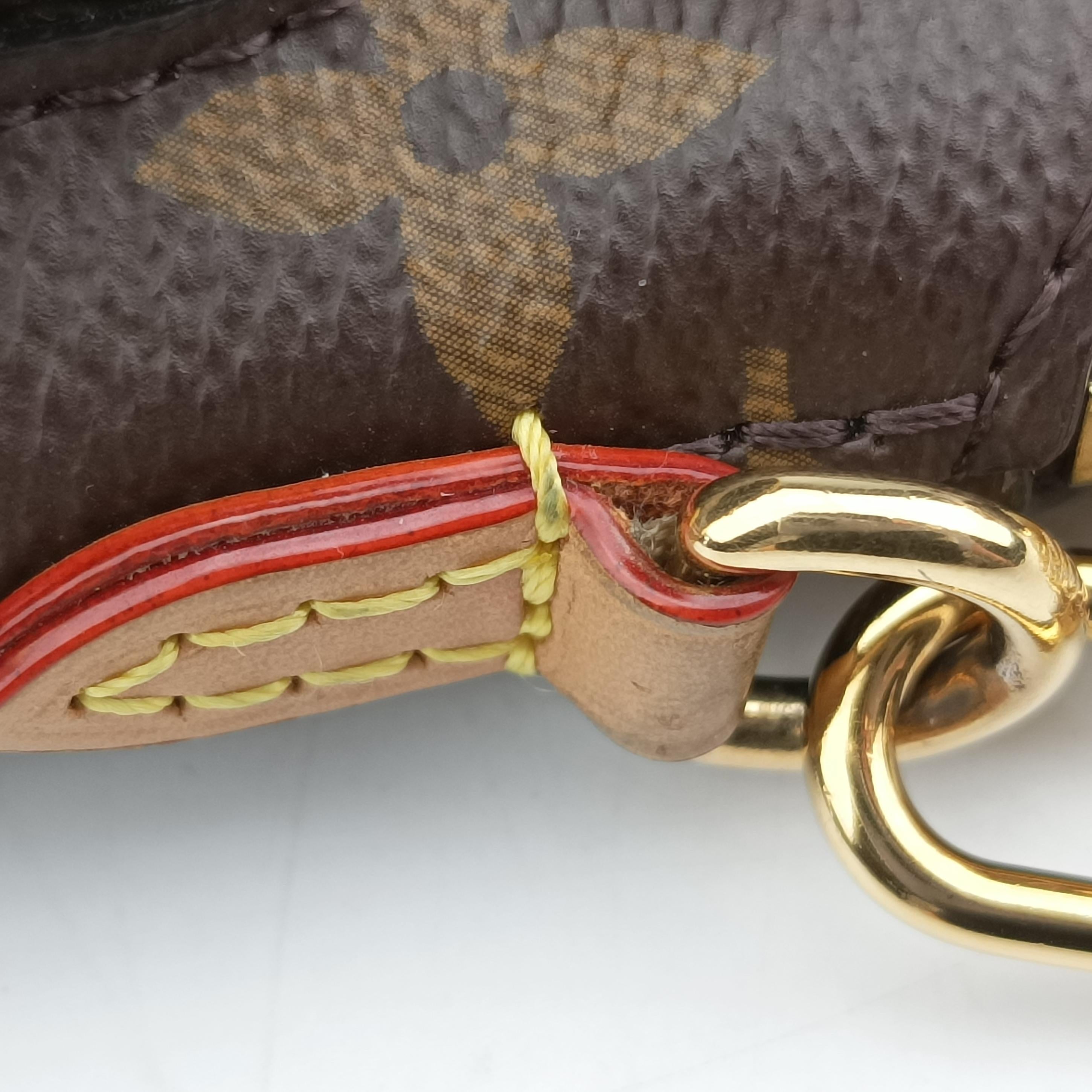 Pre-owned Louis Vuitton Utility Phone Sleeve Brown Monogram Canvas M80746 shoulderbag | stylenewstar