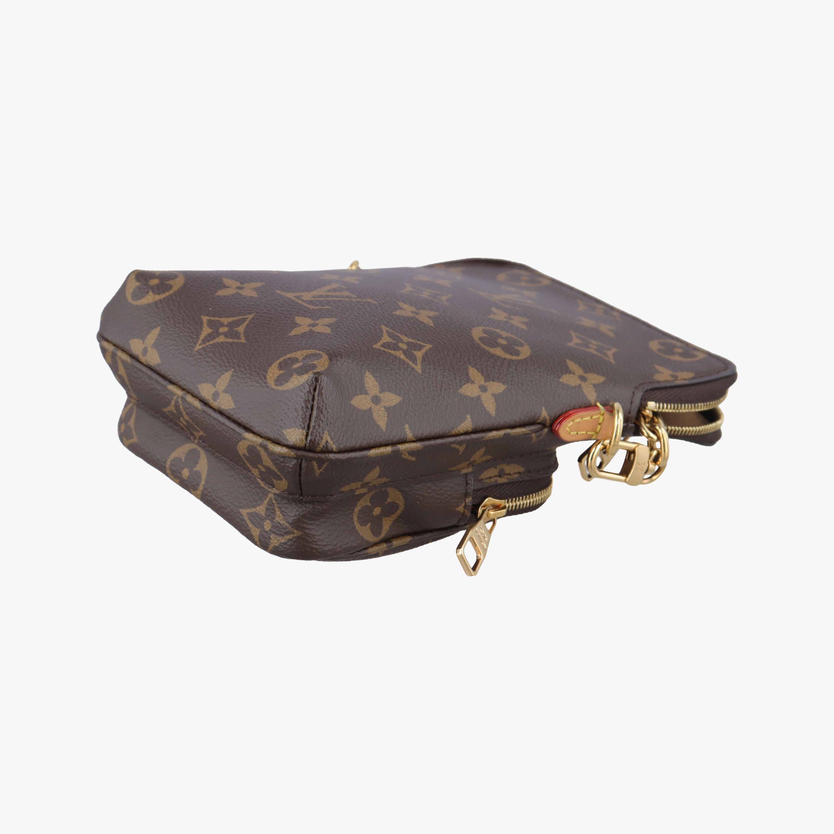 Pre-owned Louis Vuitton Utility Phone Sleeve Brown Monogram Canvas M80746 shoulderbag | stylenewstar