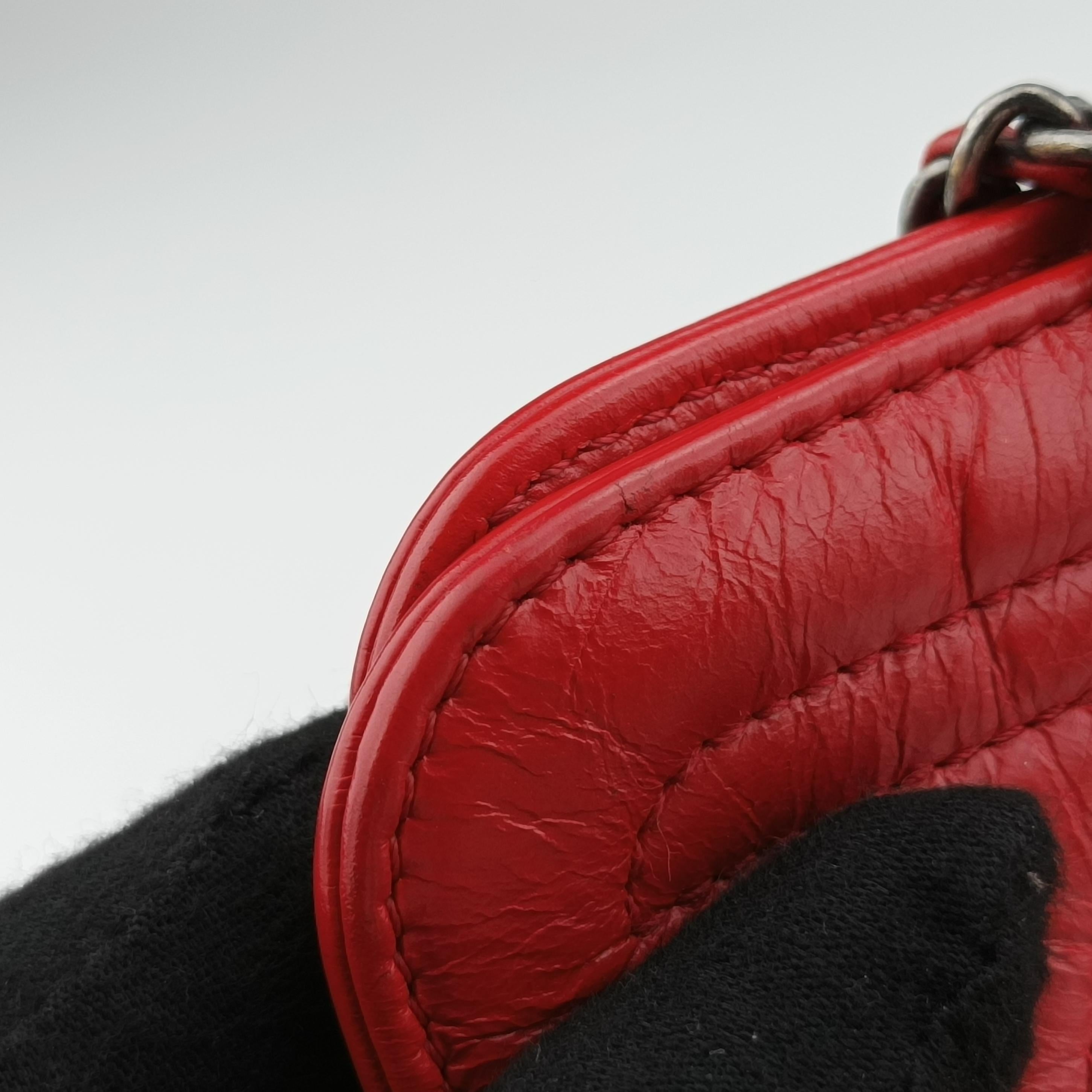 Vintage Chanel Korean Garden Red Leather A93161 shoulderbag | stylenewstar