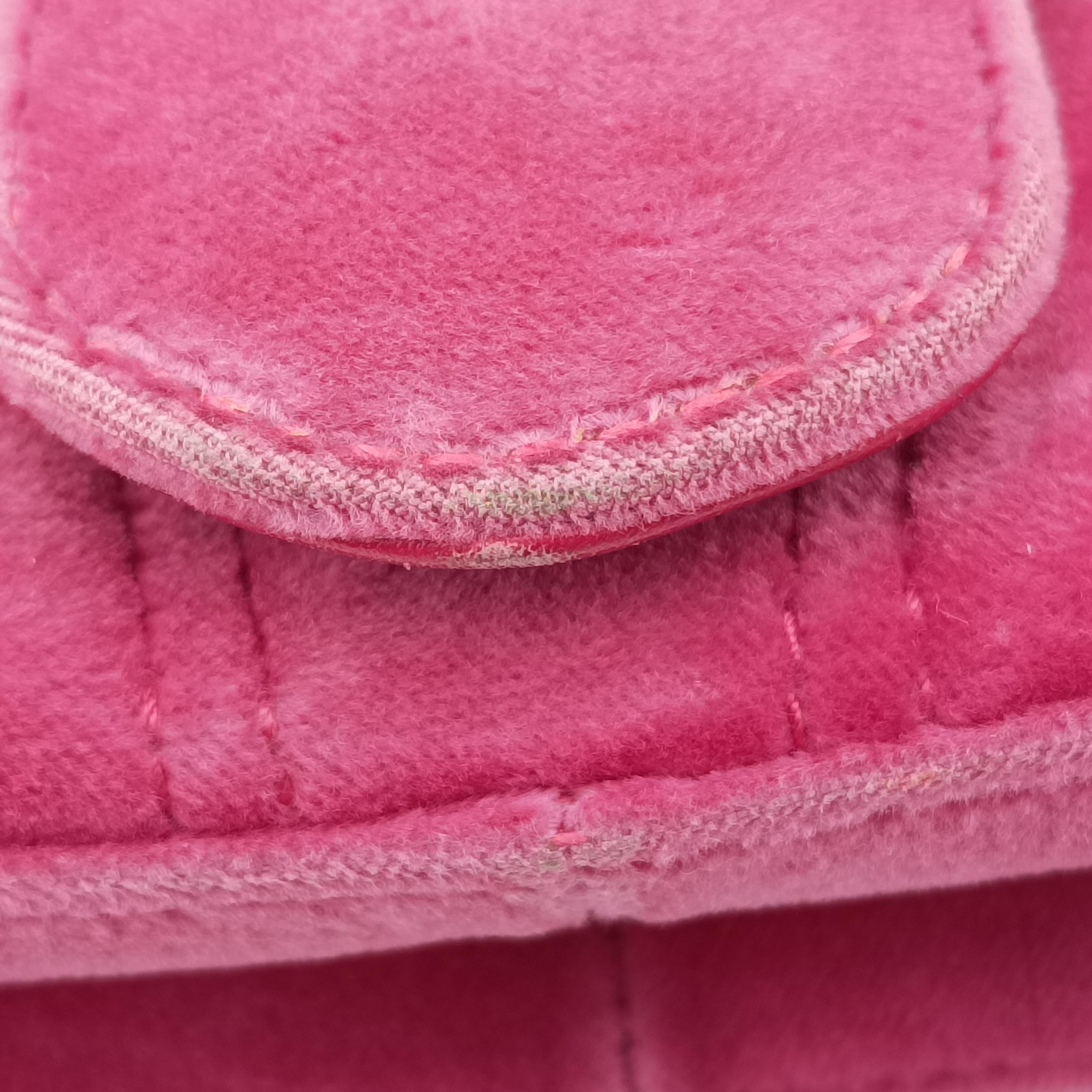 Pre-owned Gucci GG Marmont Rose Velour×Sequins 443497 shoulderbag | stylenewstar