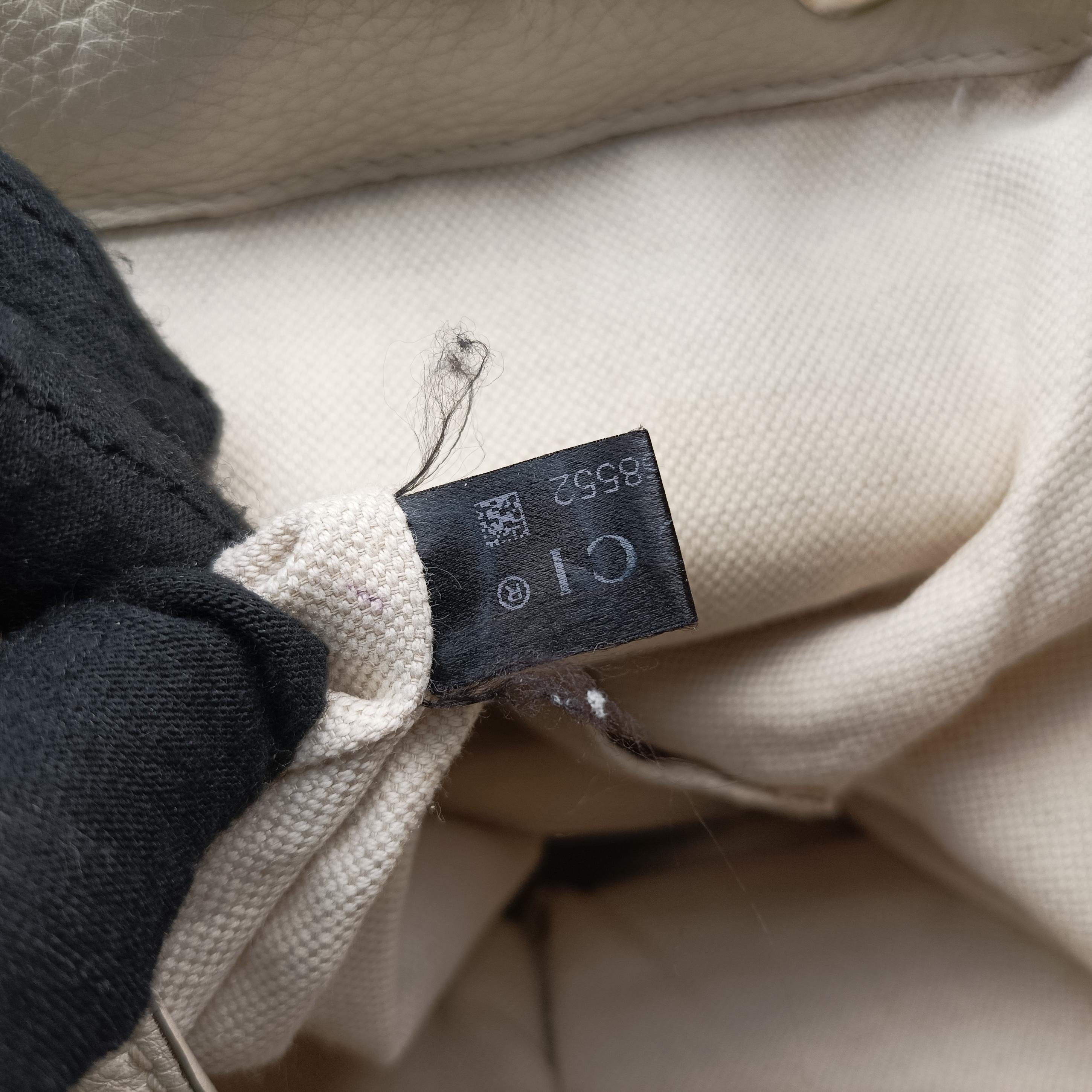 Pre-owned Gucci Bamboo fringe tassel White Leather 370833 backpack/rucksack | stylenewstar