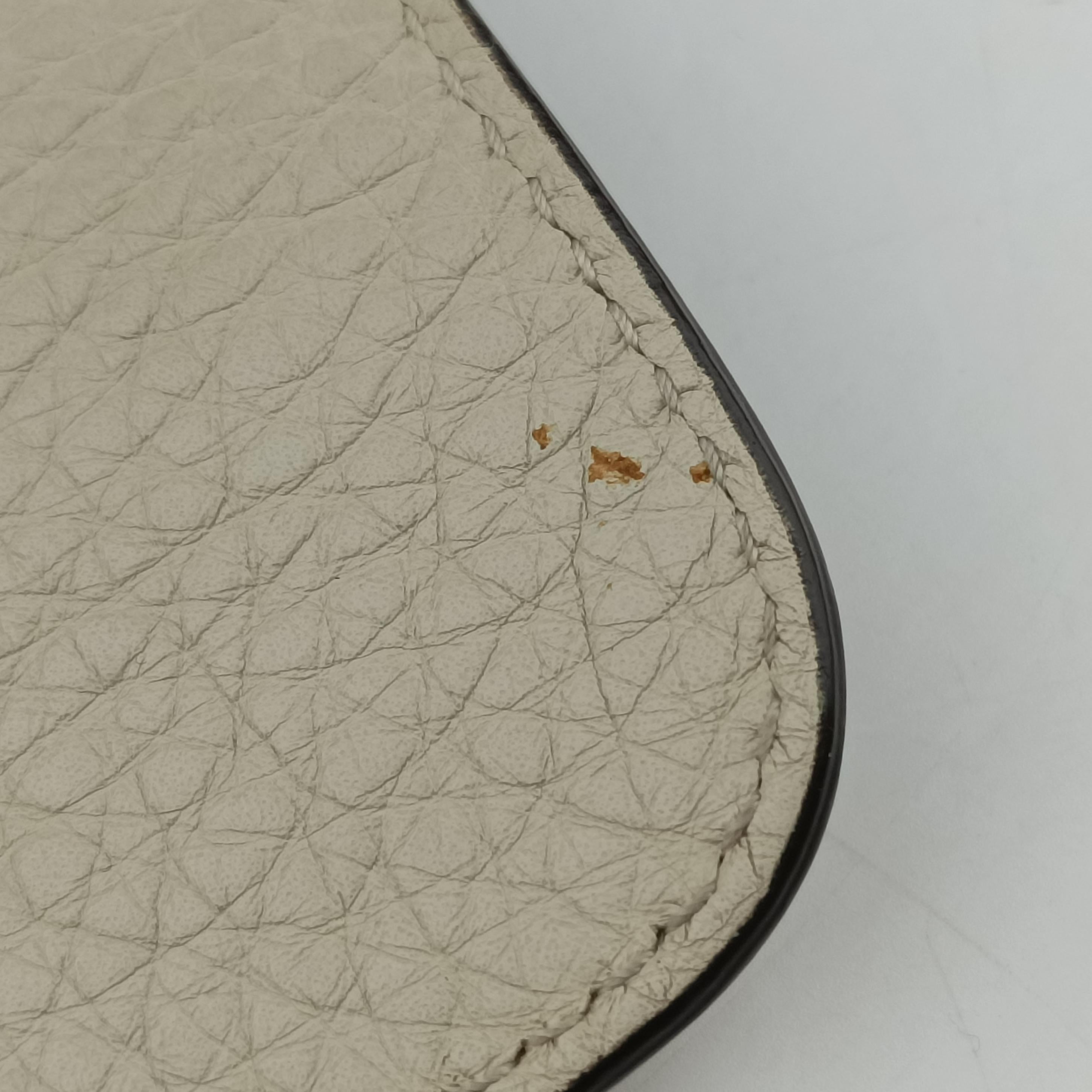 Pre-owned Gucci Bamboo fringe tassel White Leather 370833 backpack/rucksack | stylenewstar