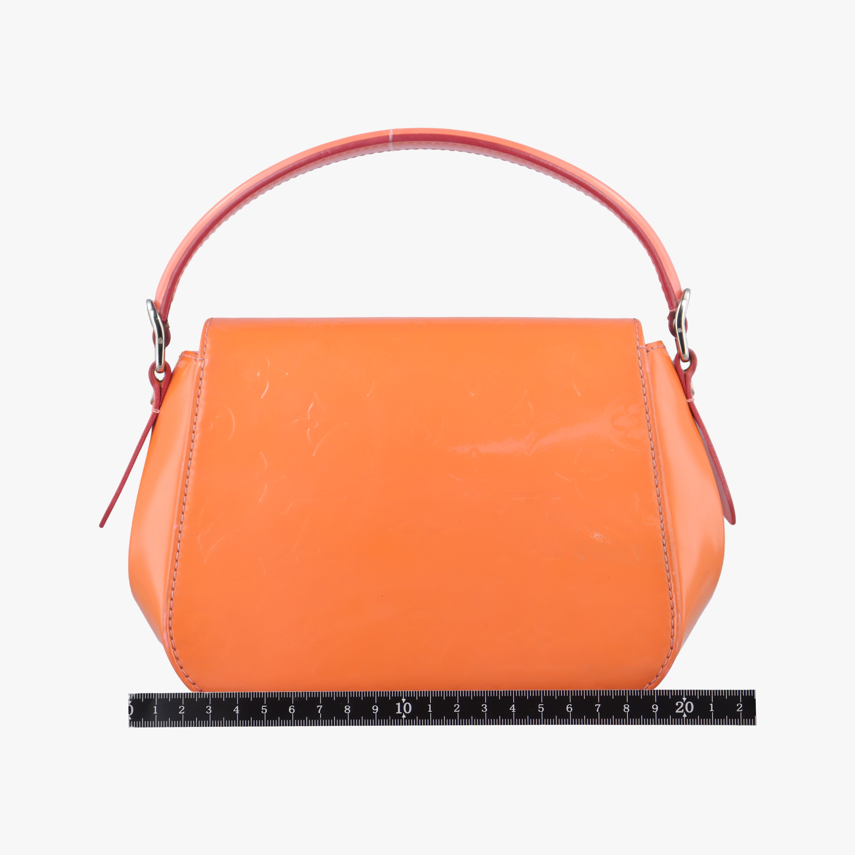 Pre-owned Louis Vuitton PASADENA poppy petal Vernis M90949 shoulderbag | stylenewstar