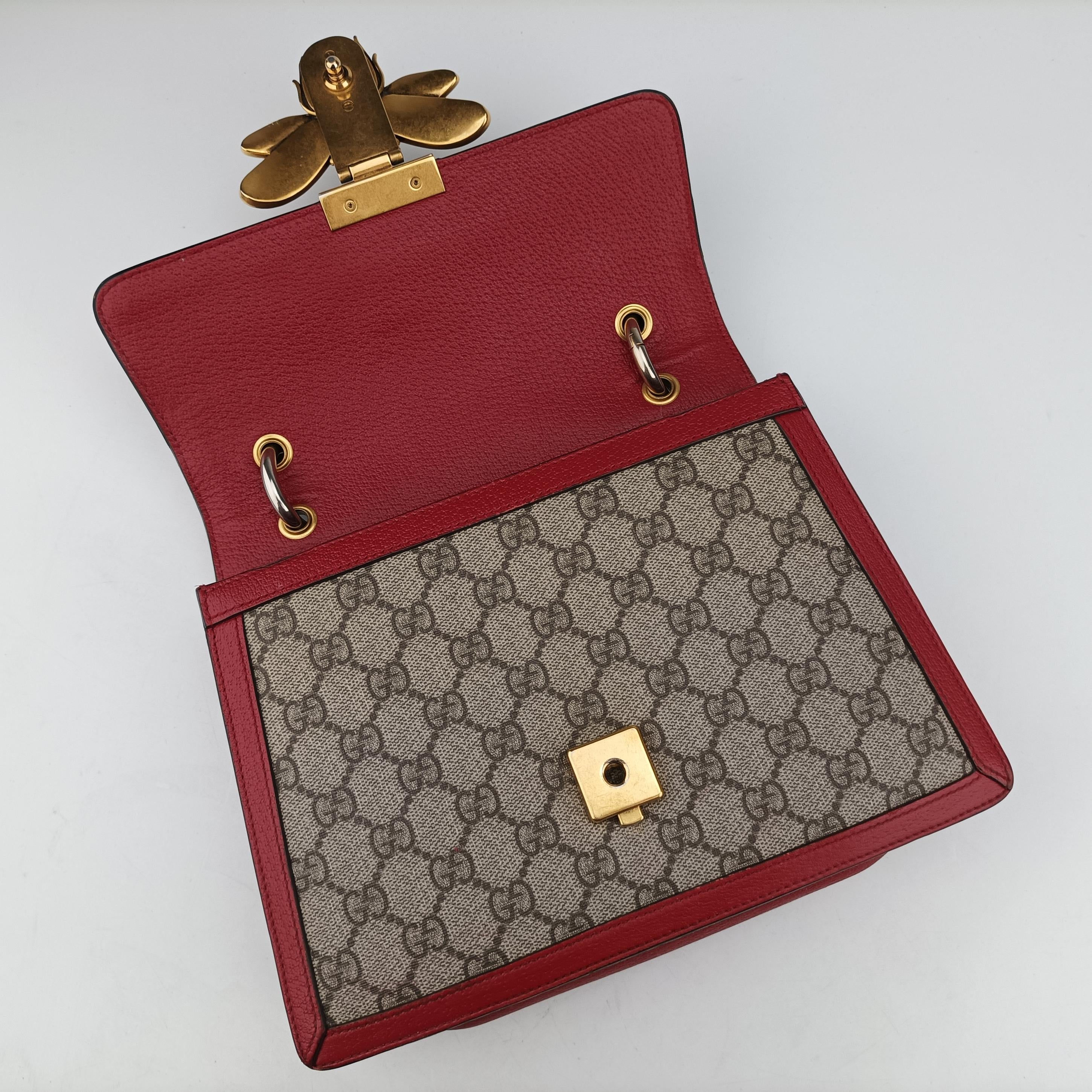 Vintage Gucci Queen Margaret beige×Multicolour PVC coated canvas×Leather 476541 shoulderbag | stylenewstar