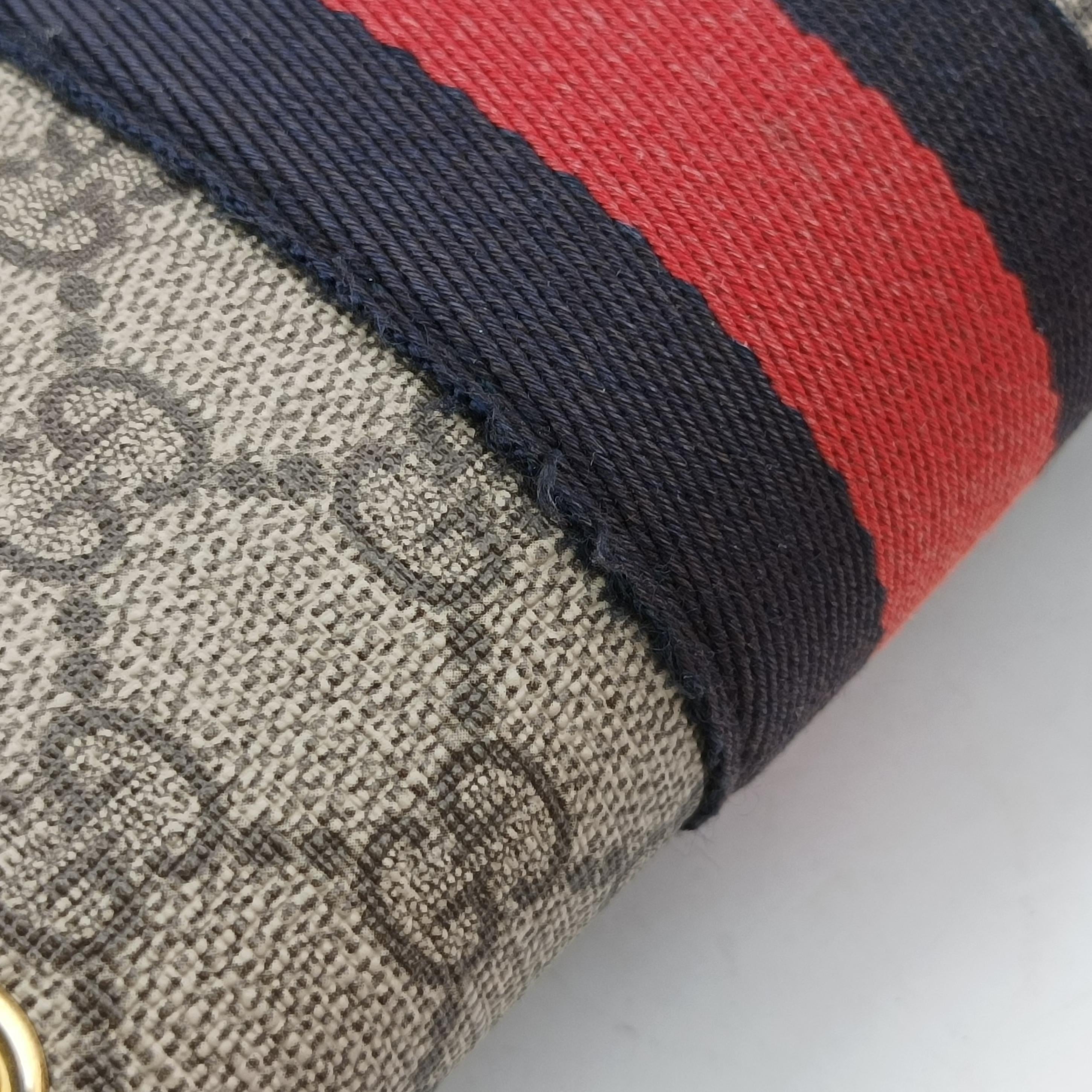 Vintage Gucci Queen Margaret beige×Multicolour PVC coated canvas×Leather 476541 shoulderbag | stylenewstar