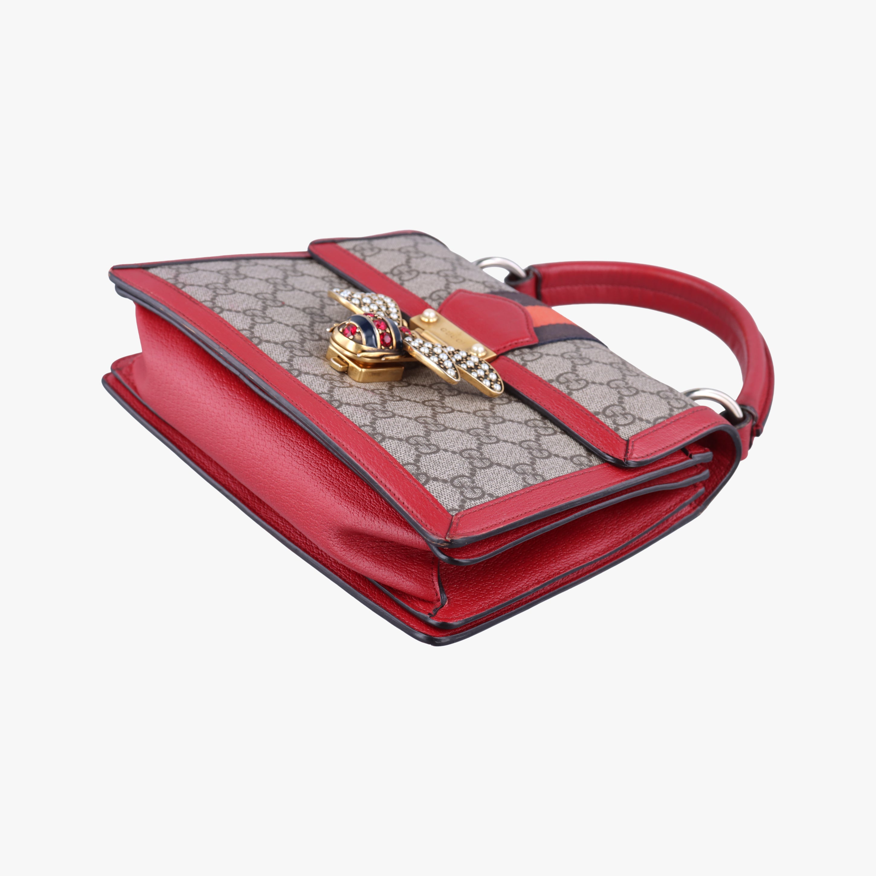 Vintage Gucci Queen Margaret beige×Multicolour PVC coated canvas×Leather 476541 shoulderbag | stylenewstar