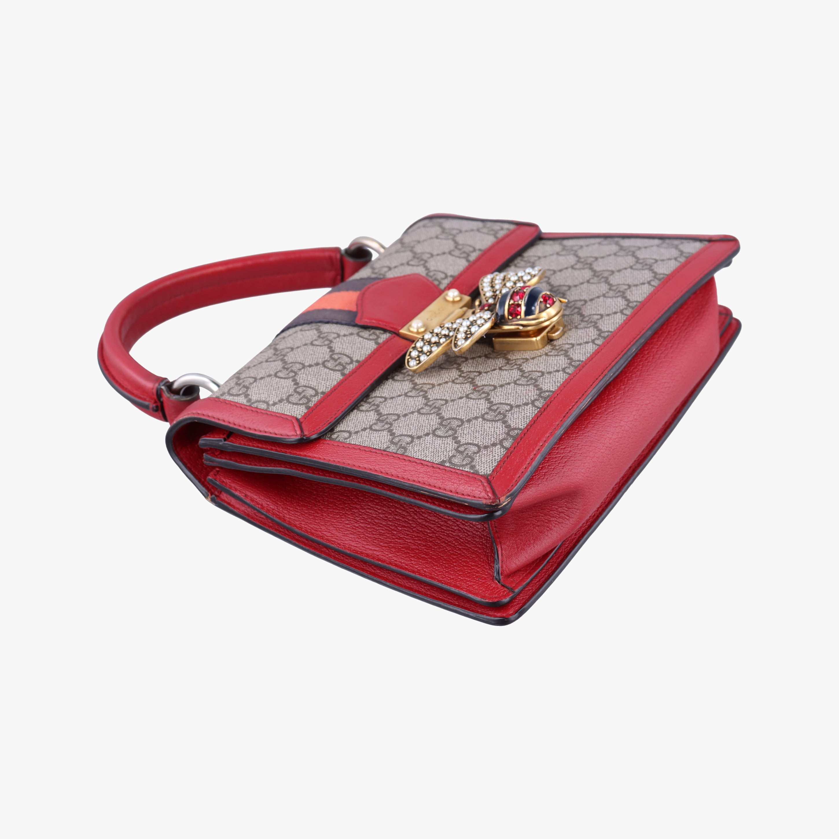 Vintage Gucci Queen Margaret beige×Multicolour PVC coated canvas×Leather 476541 shoulderbag | stylenewstar
