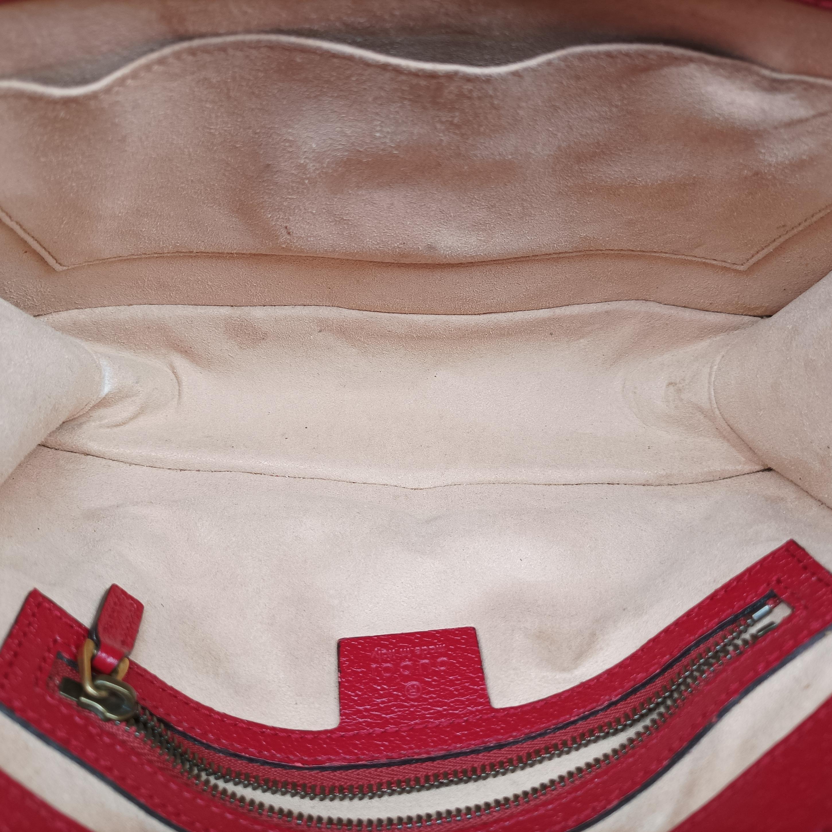 Vintage Gucci Queen Margaret beige×Multicolour PVC coated canvas×Leather 476541 shoulderbag | stylenewstar