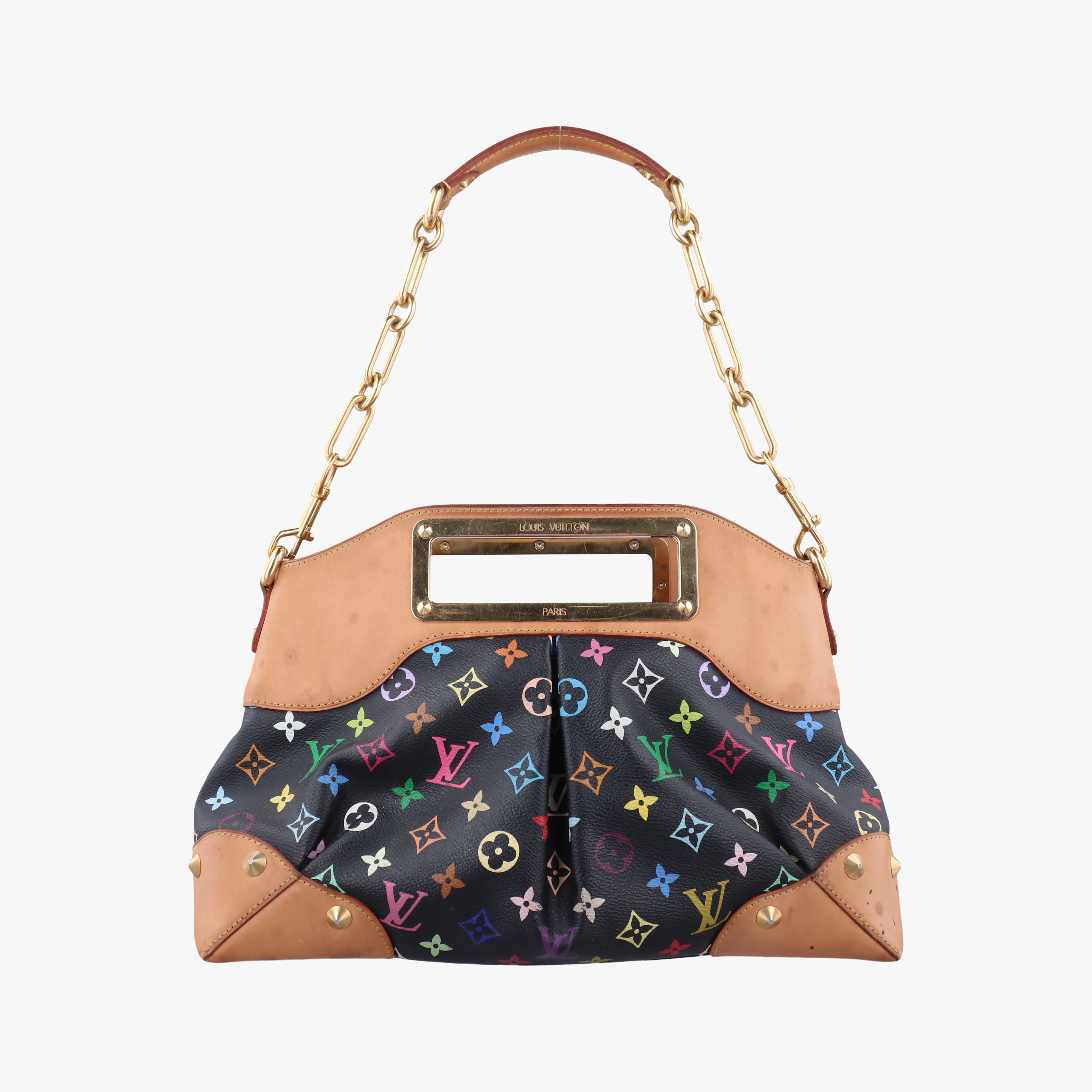 Pre-owned Louis Vuitton JUDY MM Noir Monogram Multicolor M40256 shoulderbag | stylenewstar