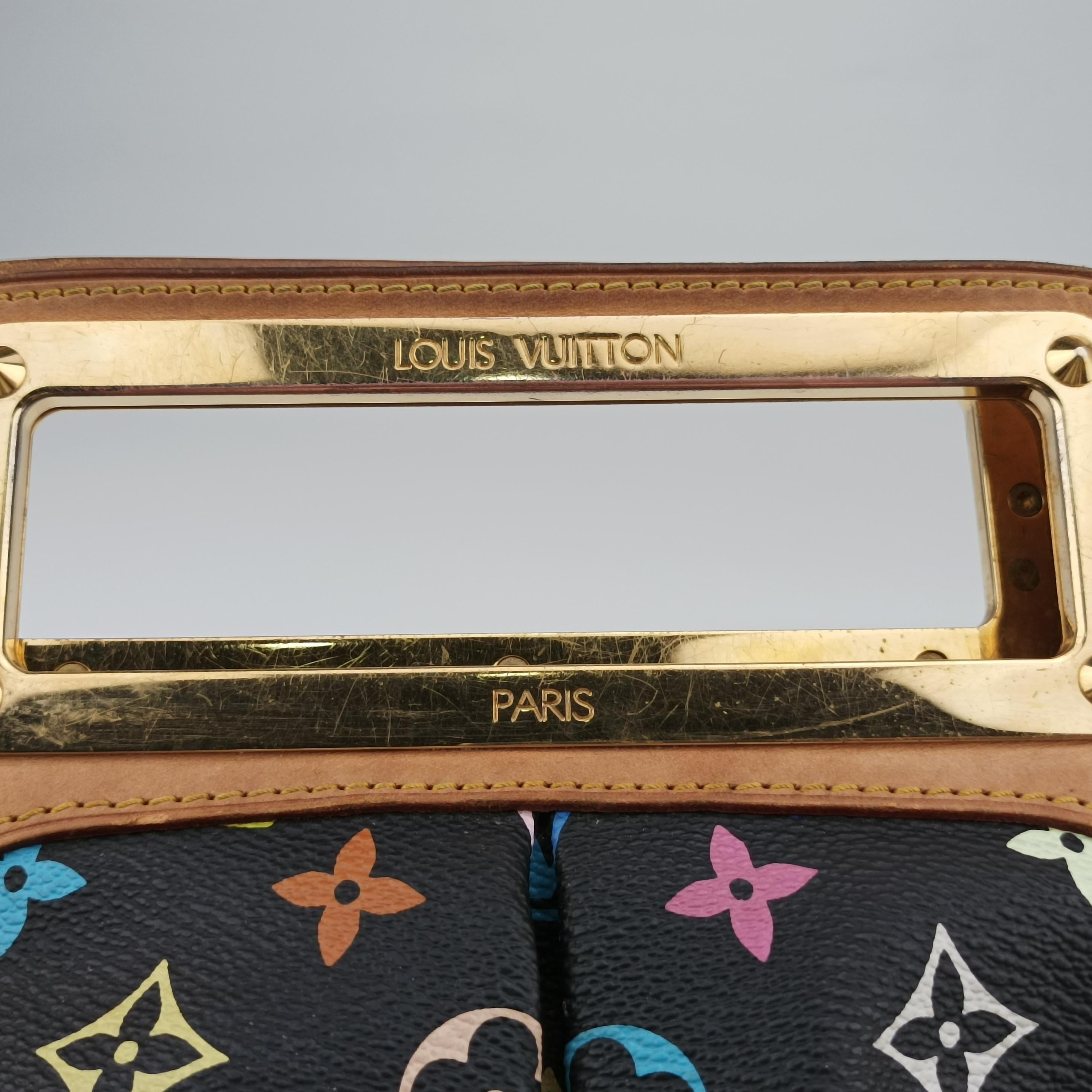 Pre-owned Louis Vuitton JUDY MM Noir Monogram Multicolor M40256 shoulderbag | stylenewstar