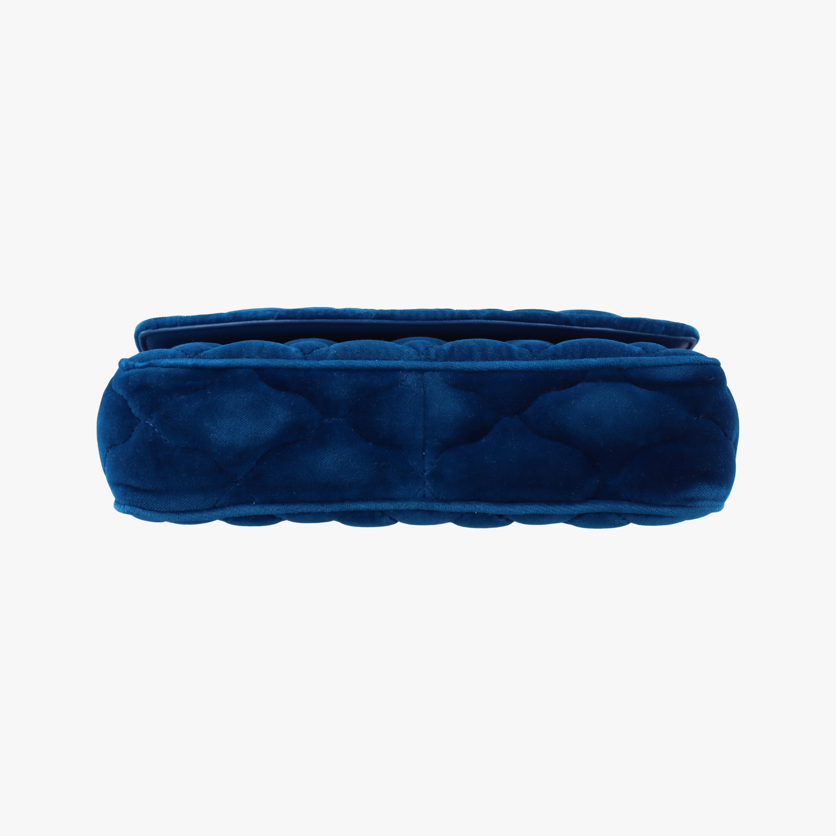 Pre-owned Balenciaga BB logo Navy Velour  shoulderbag | stylenewstar