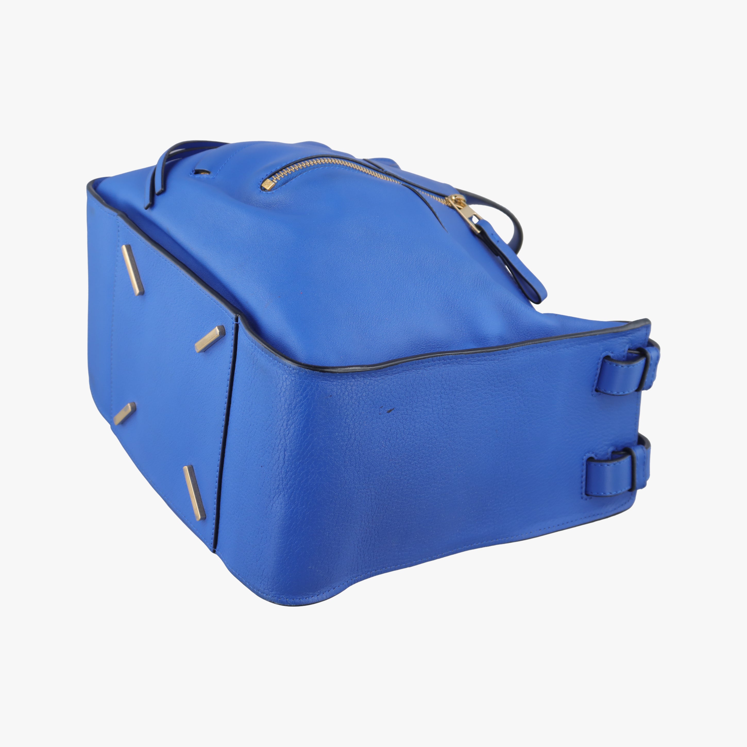 Pre-owned Loewe Hammock Blue Leather  shoulderbag | stylenewstar