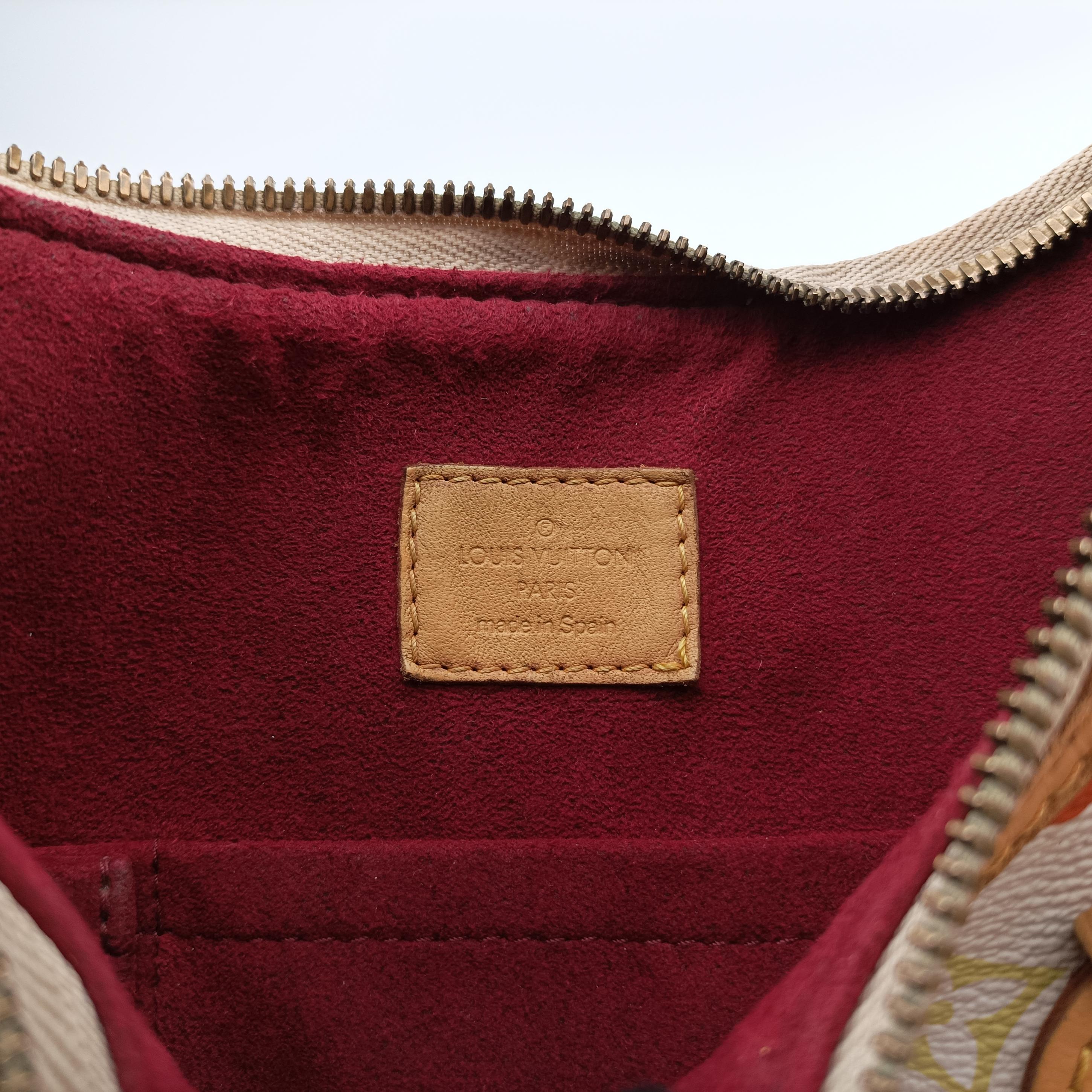 Vintage Louis Vuitton GRETA white Monogram Multicolor M40195 shoulderbag | stylenewstar