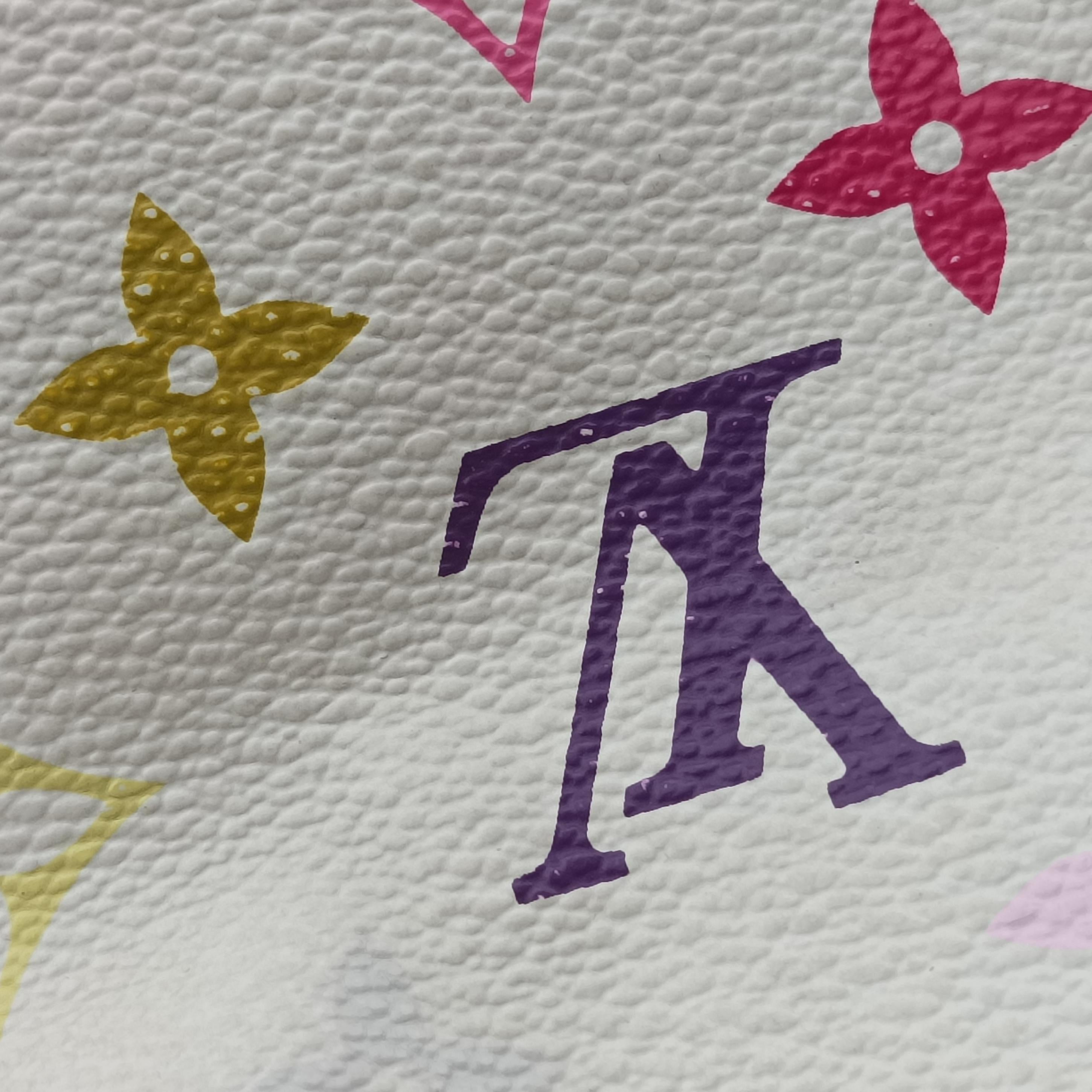 Vintage Louis Vuitton GRETA white Monogram Multicolor M40195 shoulderbag | stylenewstar