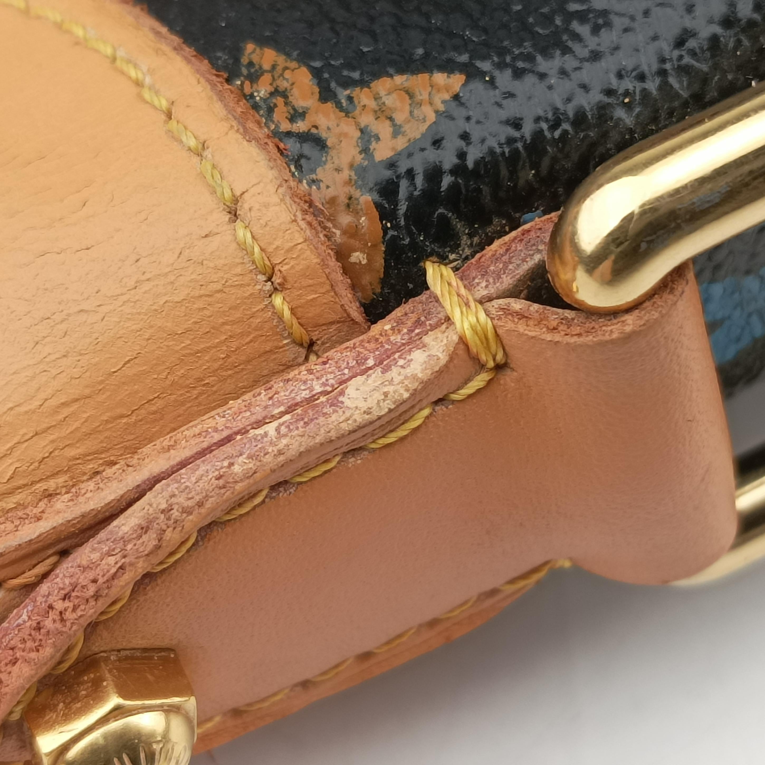 Pre-owned Louis Vuitton GRETA Noir Monogram Multicolor M40196 shoulderbag | stylenewstar
