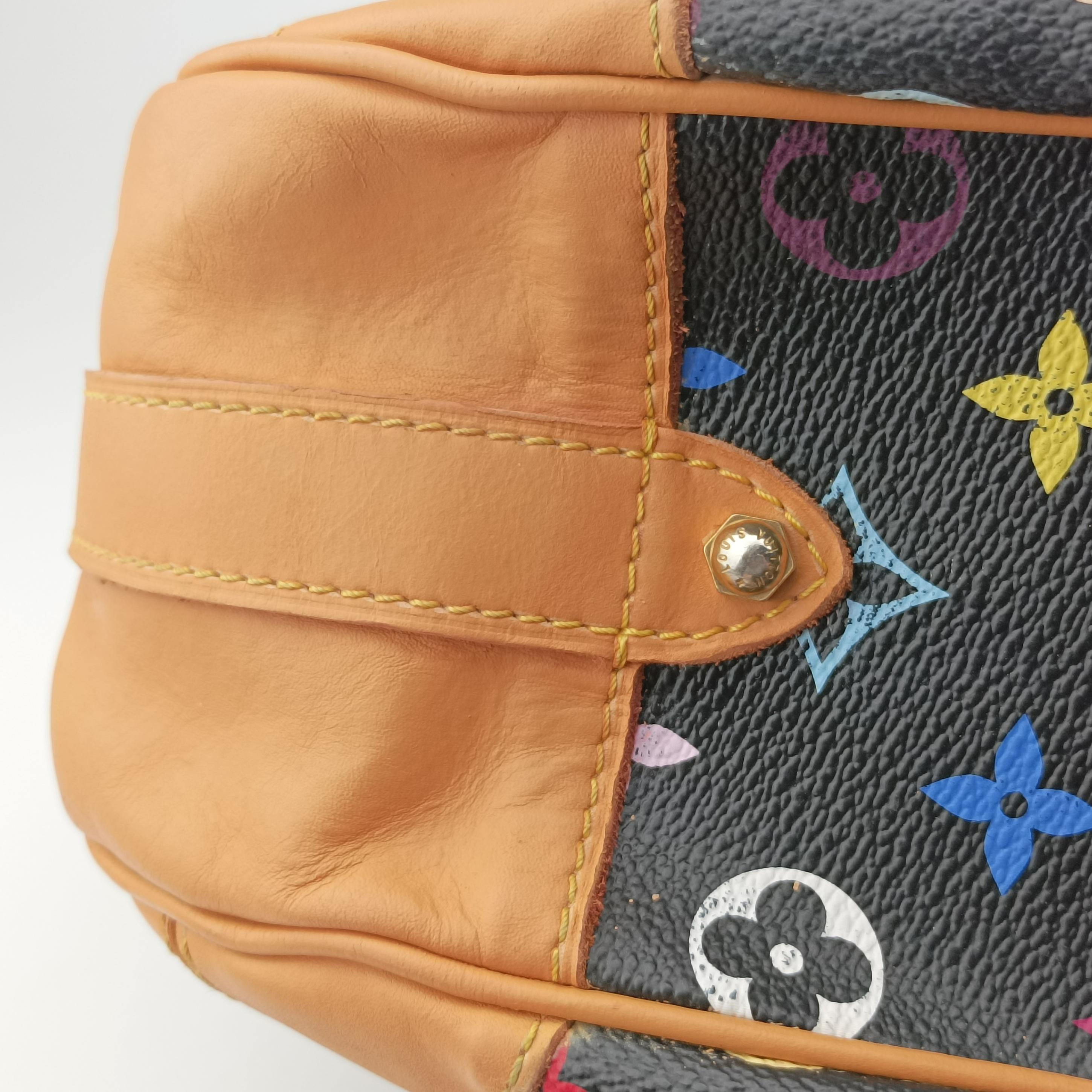 Pre-owned Louis Vuitton GRETA Noir Monogram Multicolor M40196 shoulderbag | stylenewstar