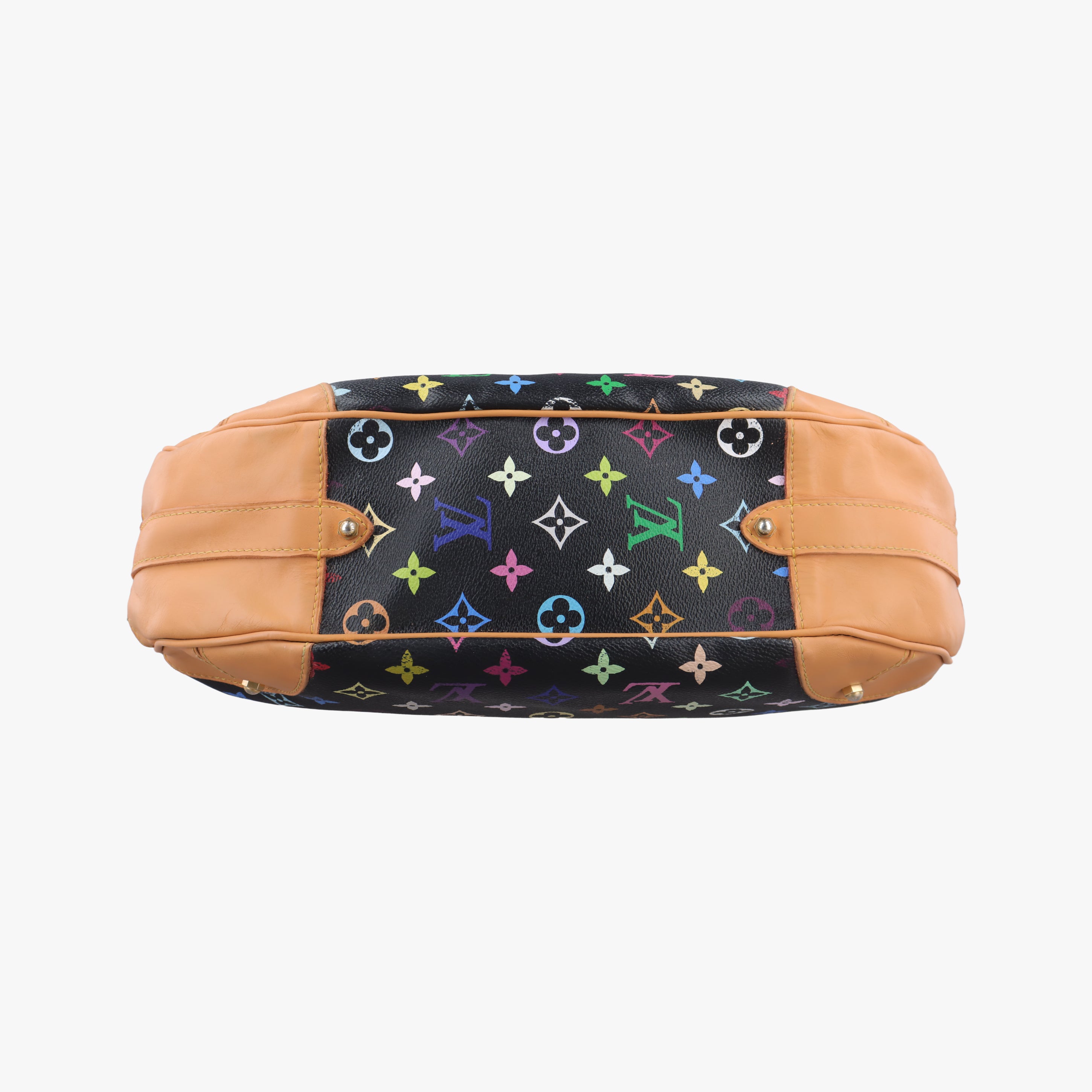 Pre-owned Louis Vuitton GRETA Noir Monogram Multicolor M40196 shoulderbag | stylenewstar