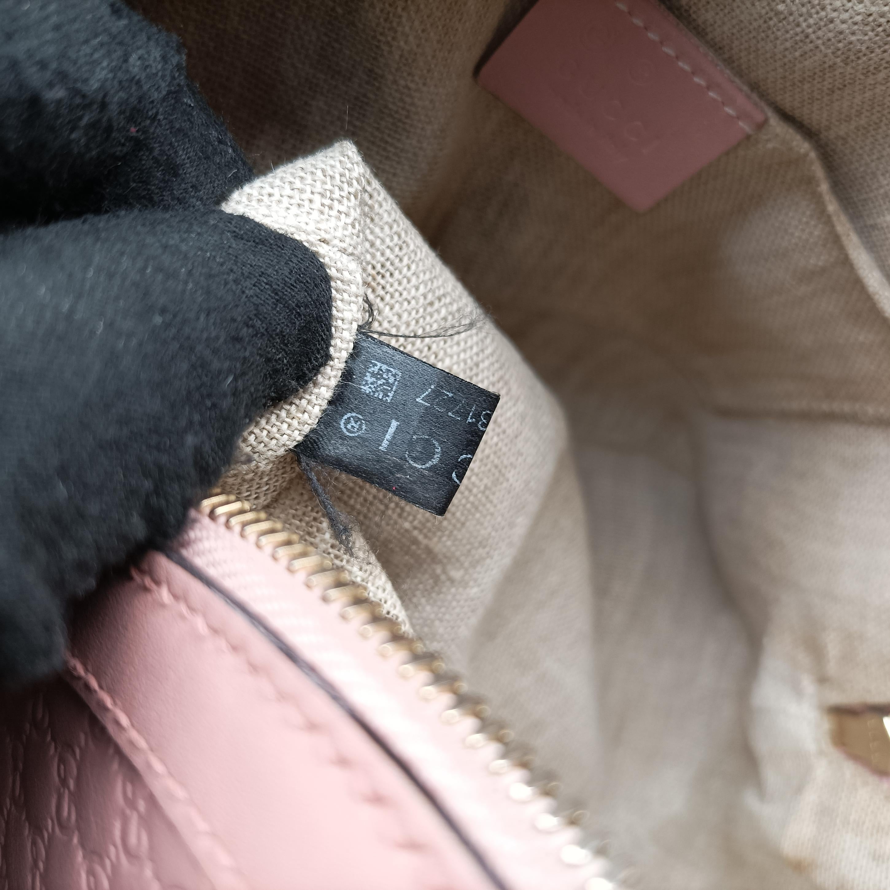 Vintage Gucci Microguccissima Pink Leather 449654 shoulderbag | stylenewstar