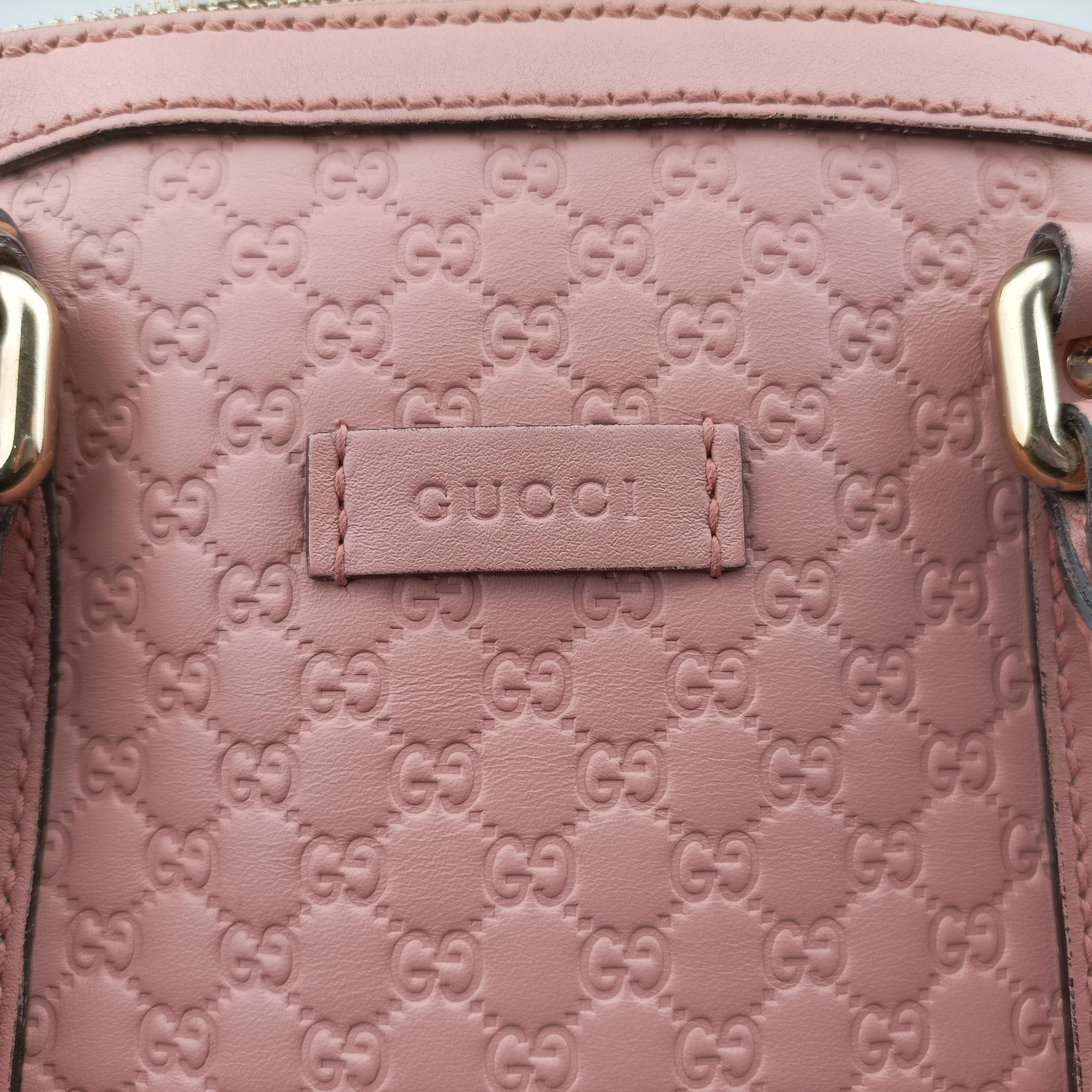 Vintage Gucci Microguccissima Pink Leather 449654 shoulderbag | stylenewstar