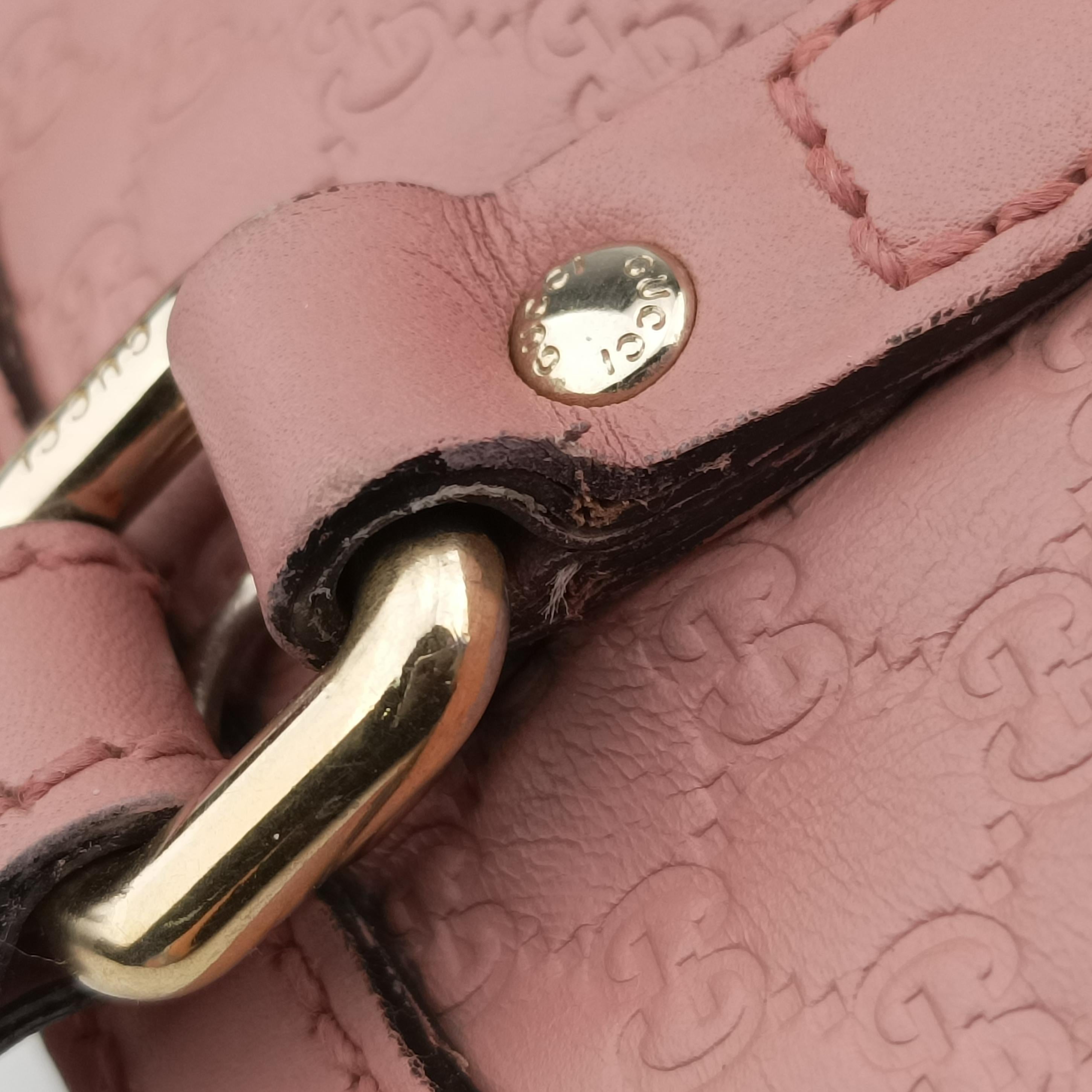 Vintage Gucci Microguccissima Pink Leather 449654 shoulderbag | stylenewstar