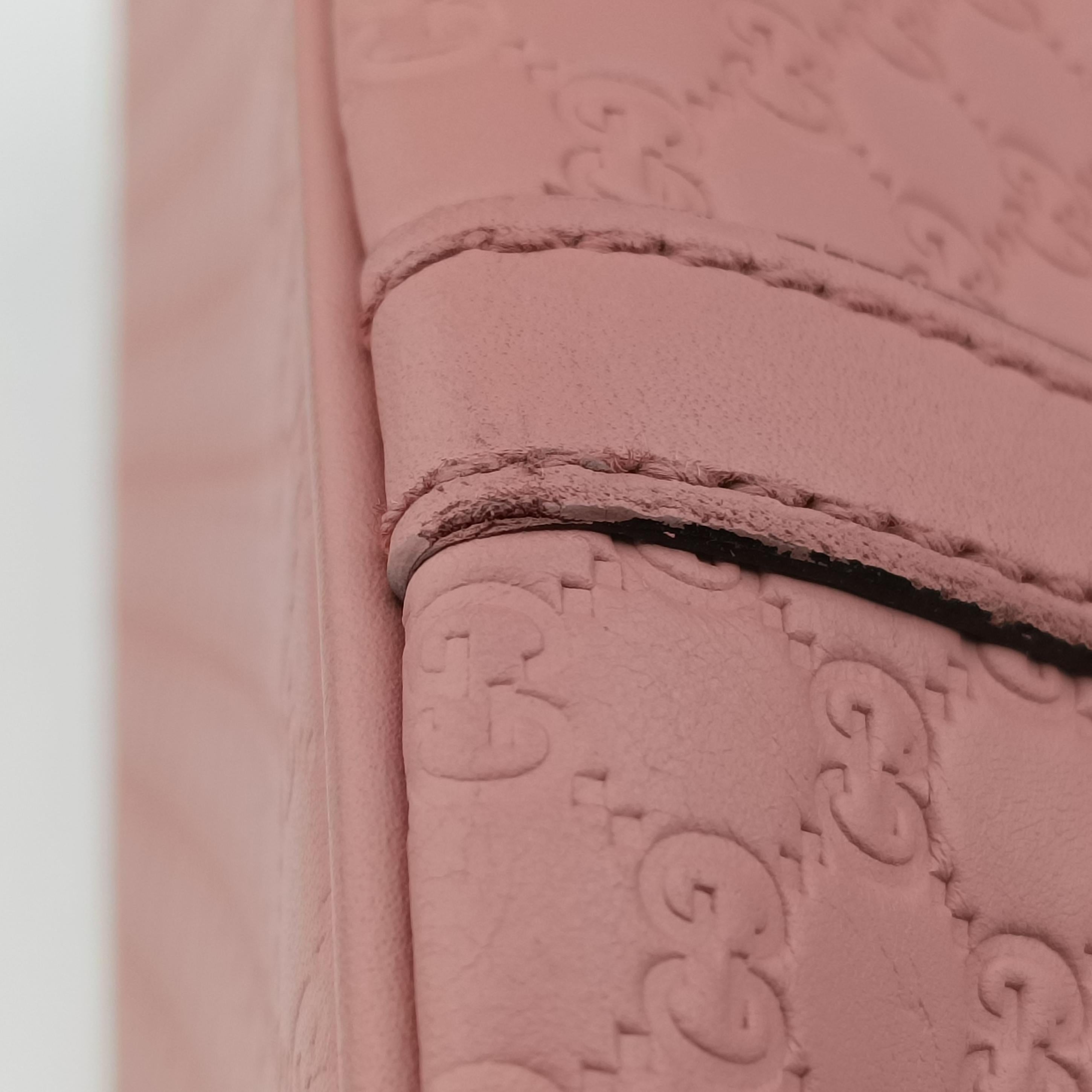 Vintage Gucci Microguccissima Pink Leather 449654 shoulderbag | stylenewstar