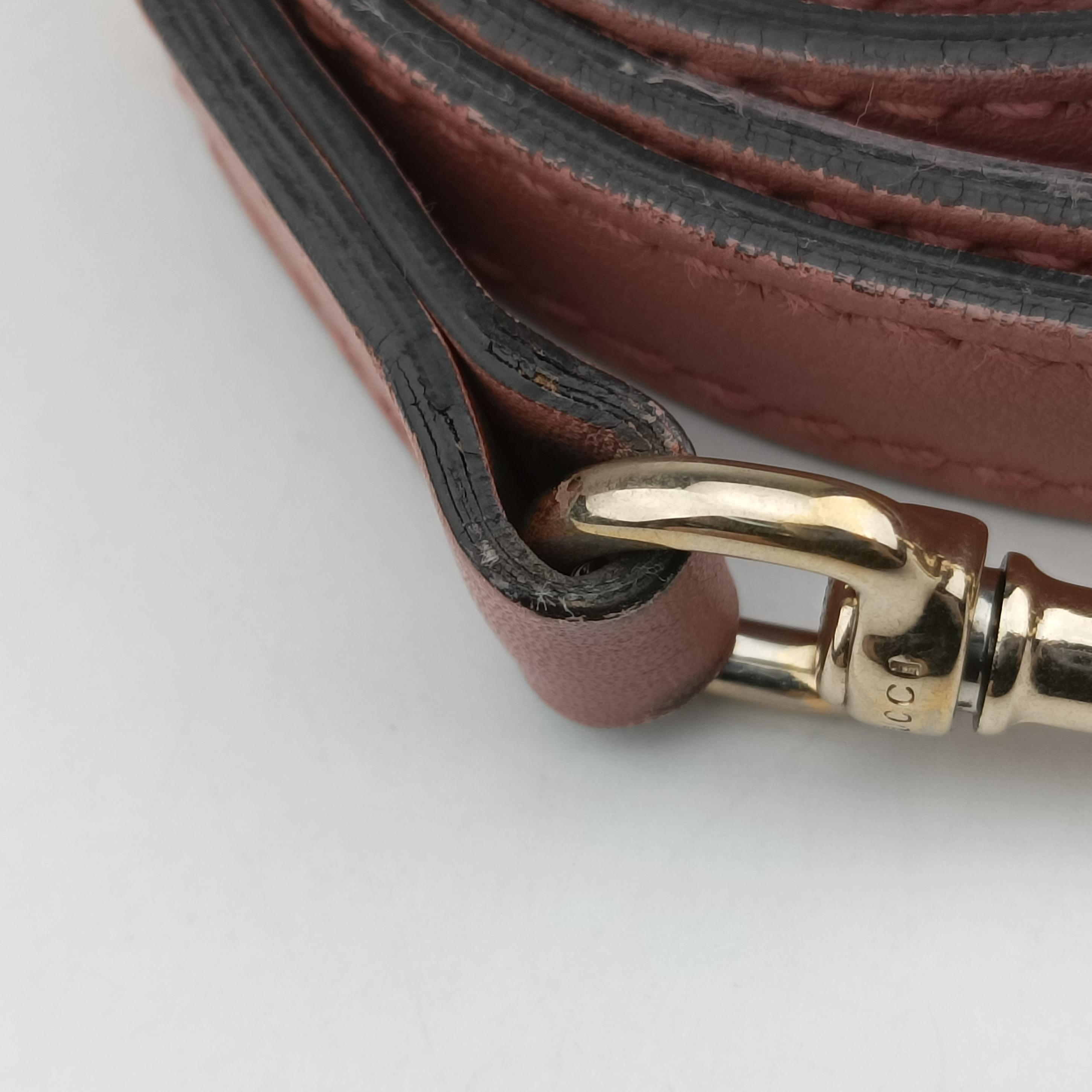 Vintage Gucci Microguccissima Pink Leather 449654 shoulderbag | stylenewstar