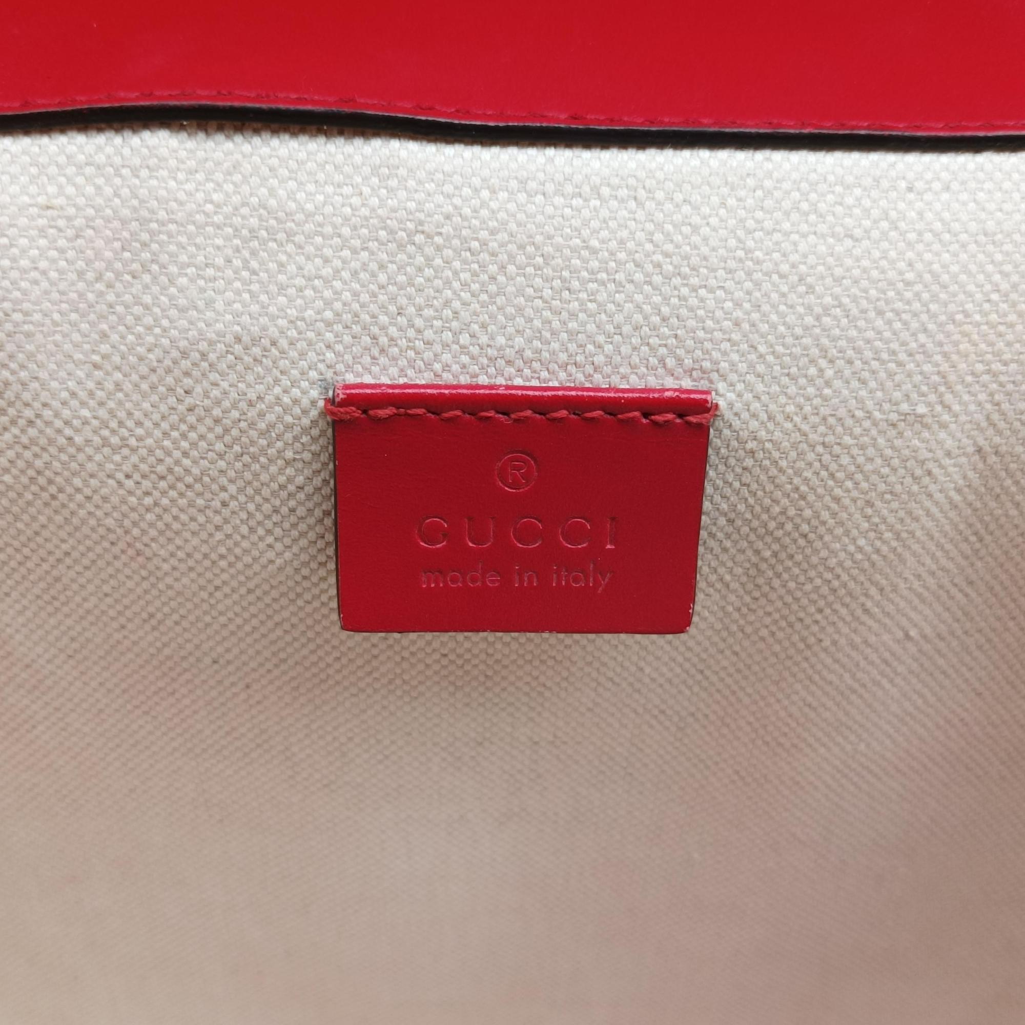 Pre-owned Gucci Dionysus Red Leather 403348 shoulderbag | stylenewstar