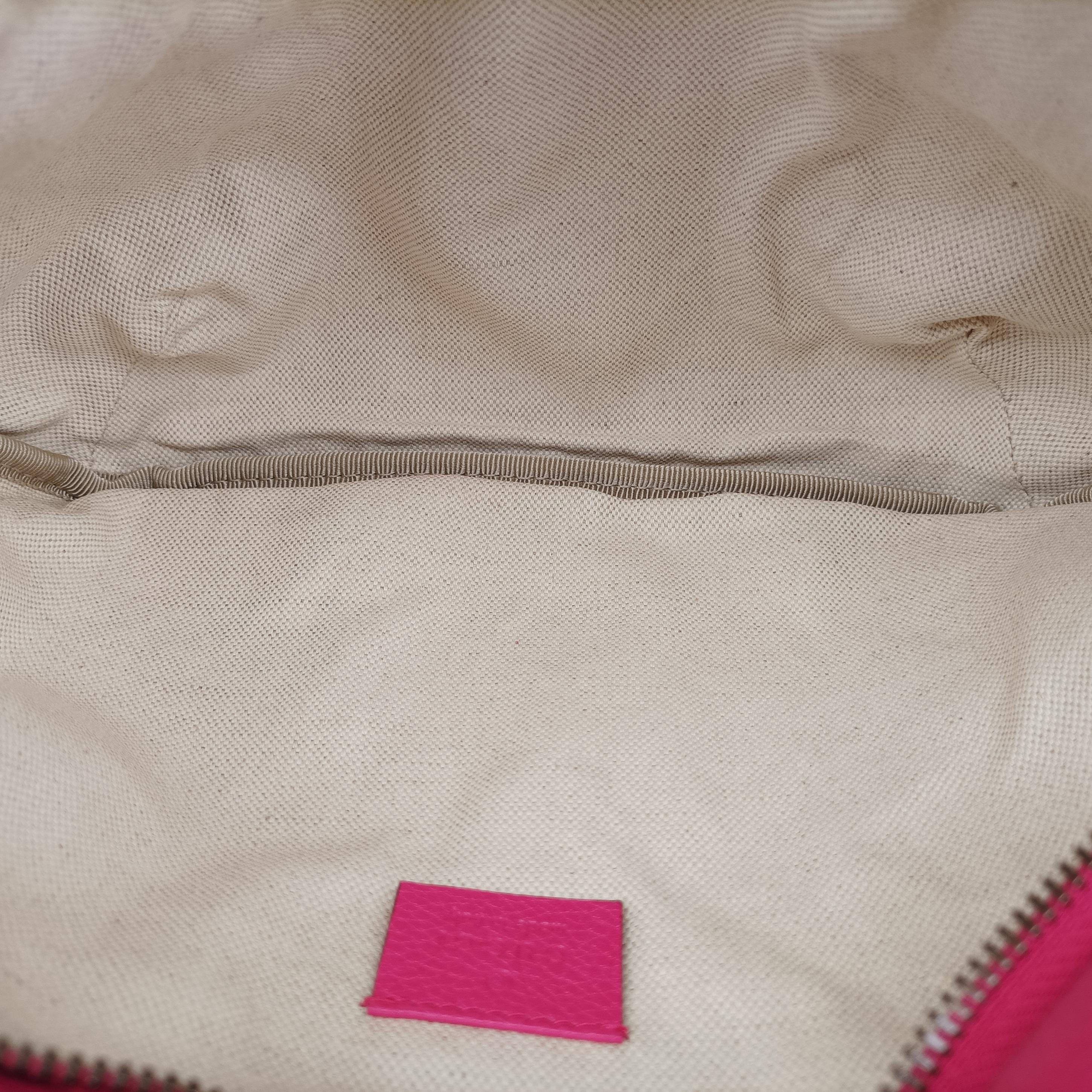 Pre-owned Gucci Gucci print Rose Leather 493869 bum bag/waist bag | stylenewstar