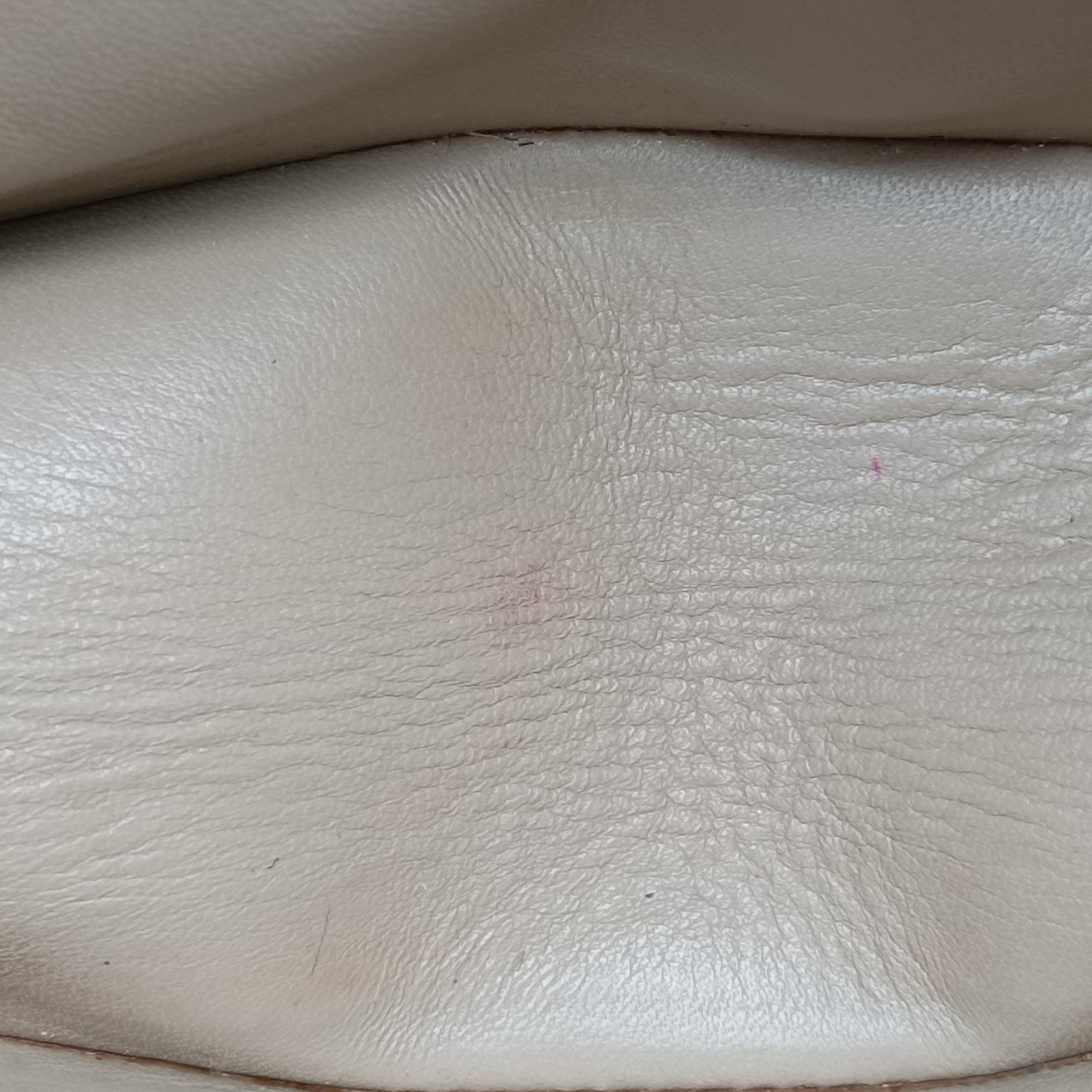 Pre-owned Burberry TB Chain beige Leather  shoulderbag | stylenewstar