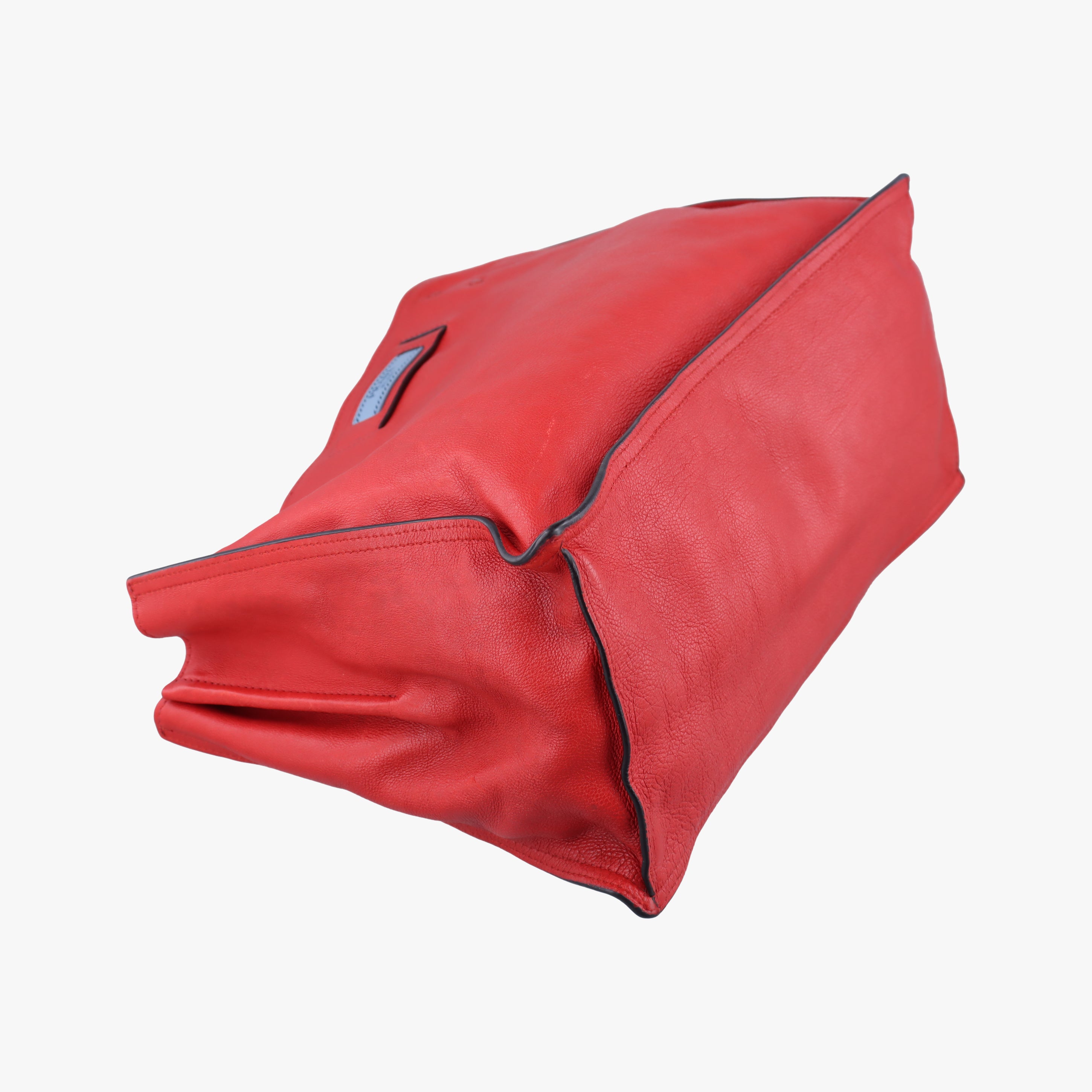 Pre-owned Prada Etiquette Red Leather 1BG122 shoulderbag | stylenewstar