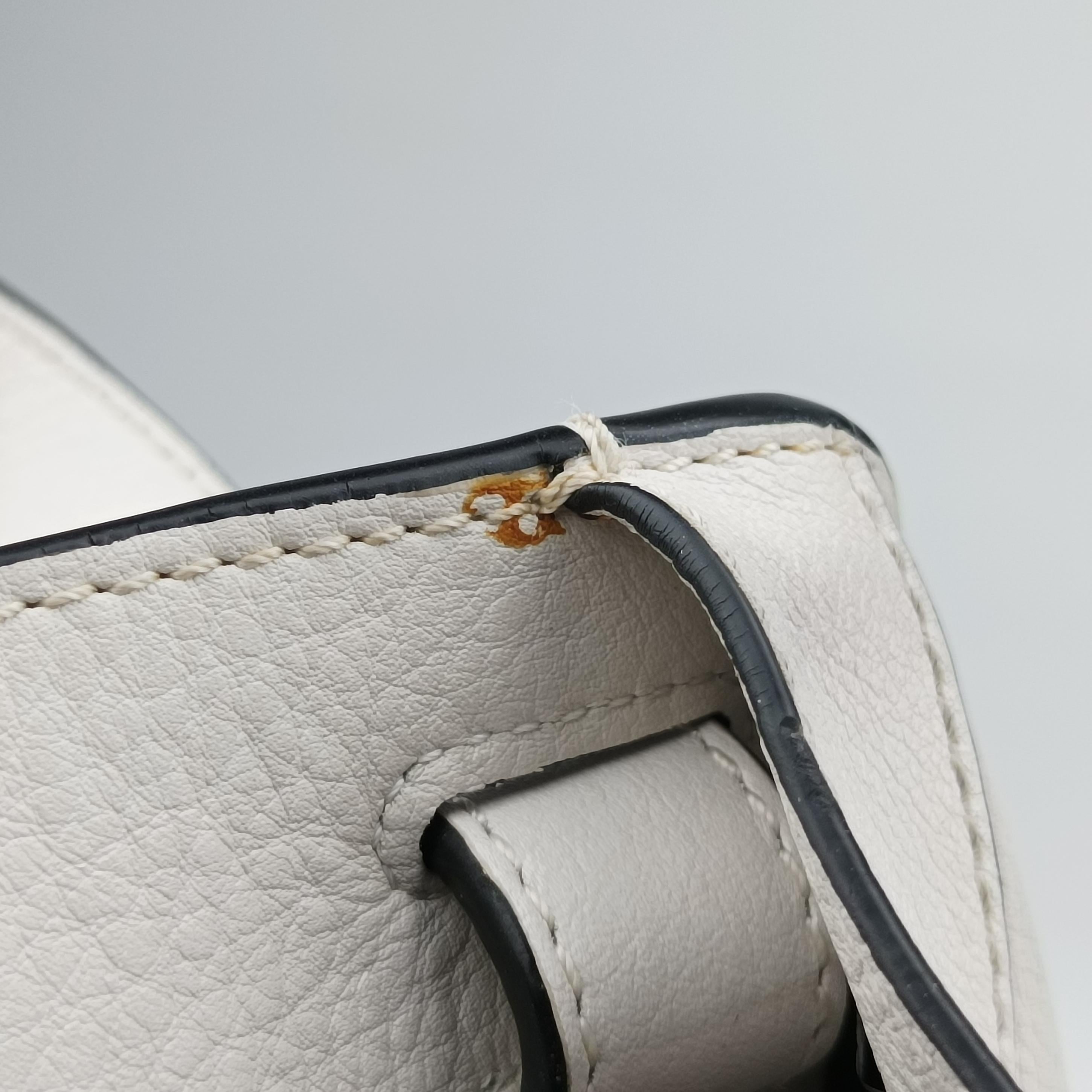Vintage Loewe Hammock White Leather  shoulderbag | stylenewstar